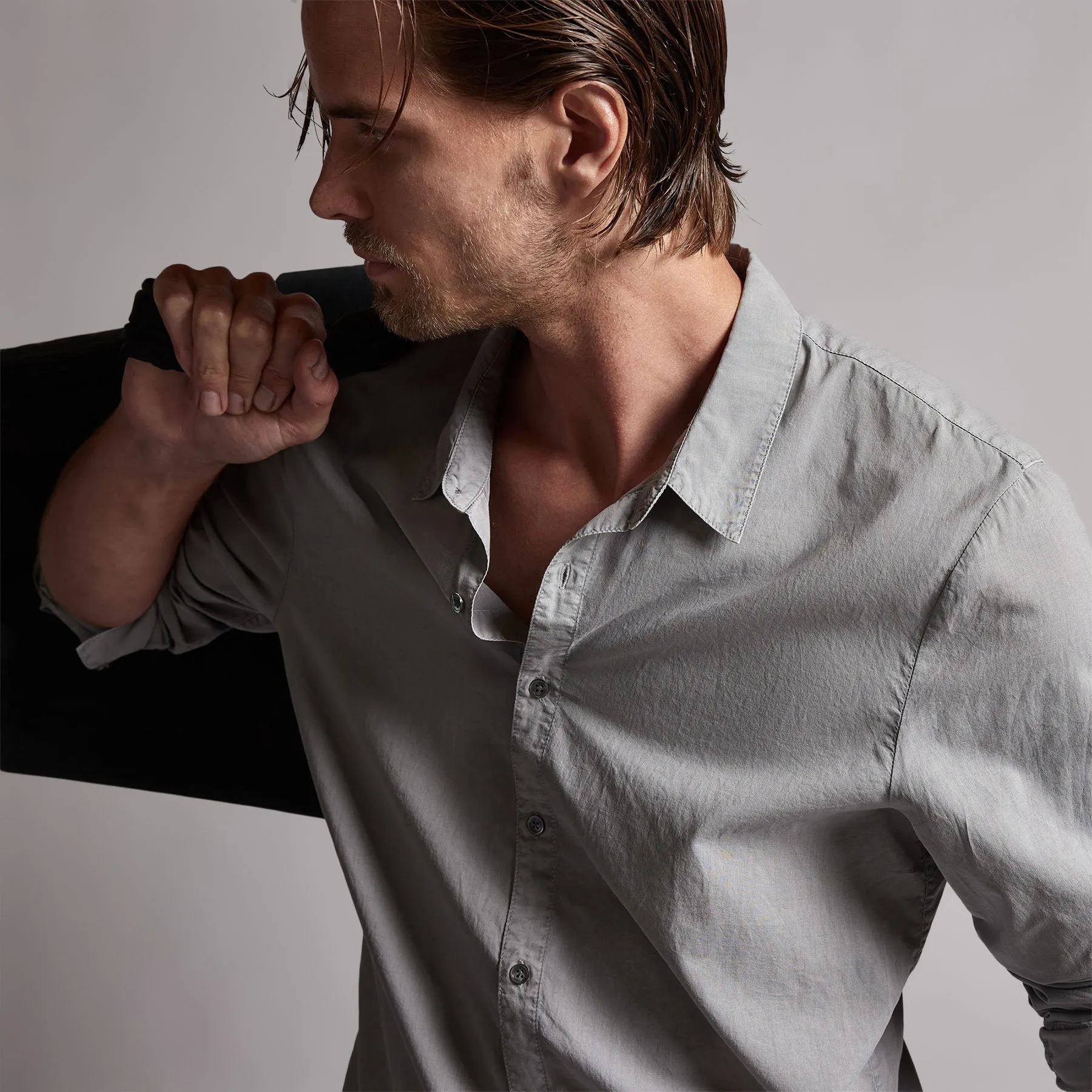 Standard Shirt - Breeze Pigment sold by James Perse product image thumbnail 4