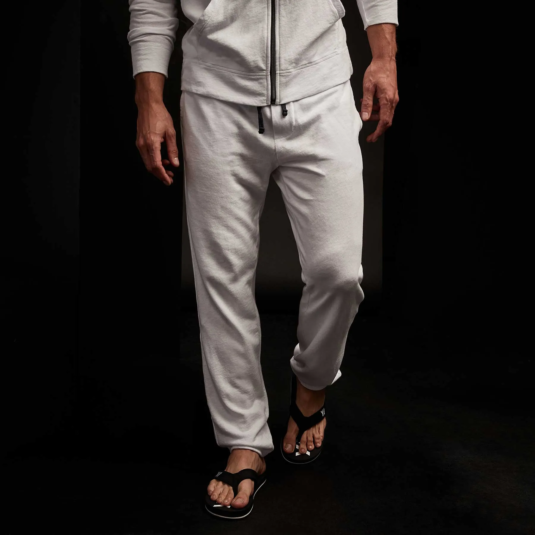 Vintage French Terry Sweatpant - White sold by James Perse