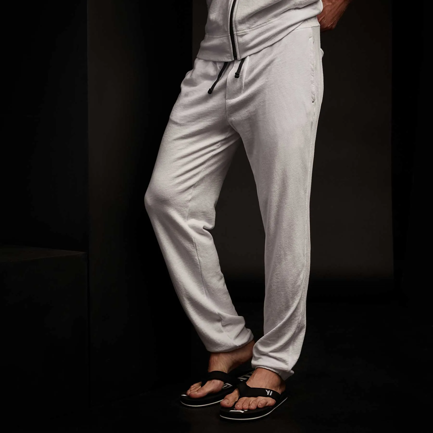 Vintage French Terry Sweatpant - White sold by James Perse product image thumbnail 2