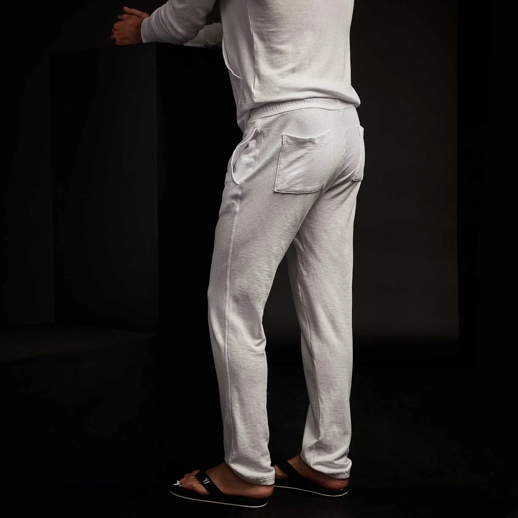 Vintage French Terry Sweatpant - White sold by James Perse product image thumbnail 3