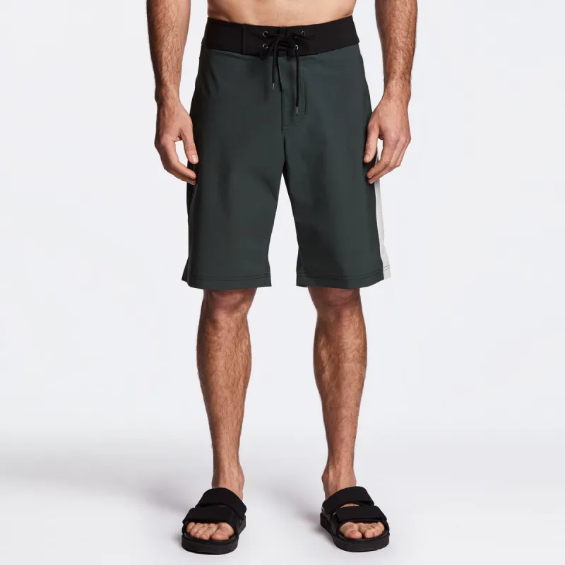 Y/OSEMITE Tri Color Boardshort - Bamboo/Black/Shell sold by James Perse