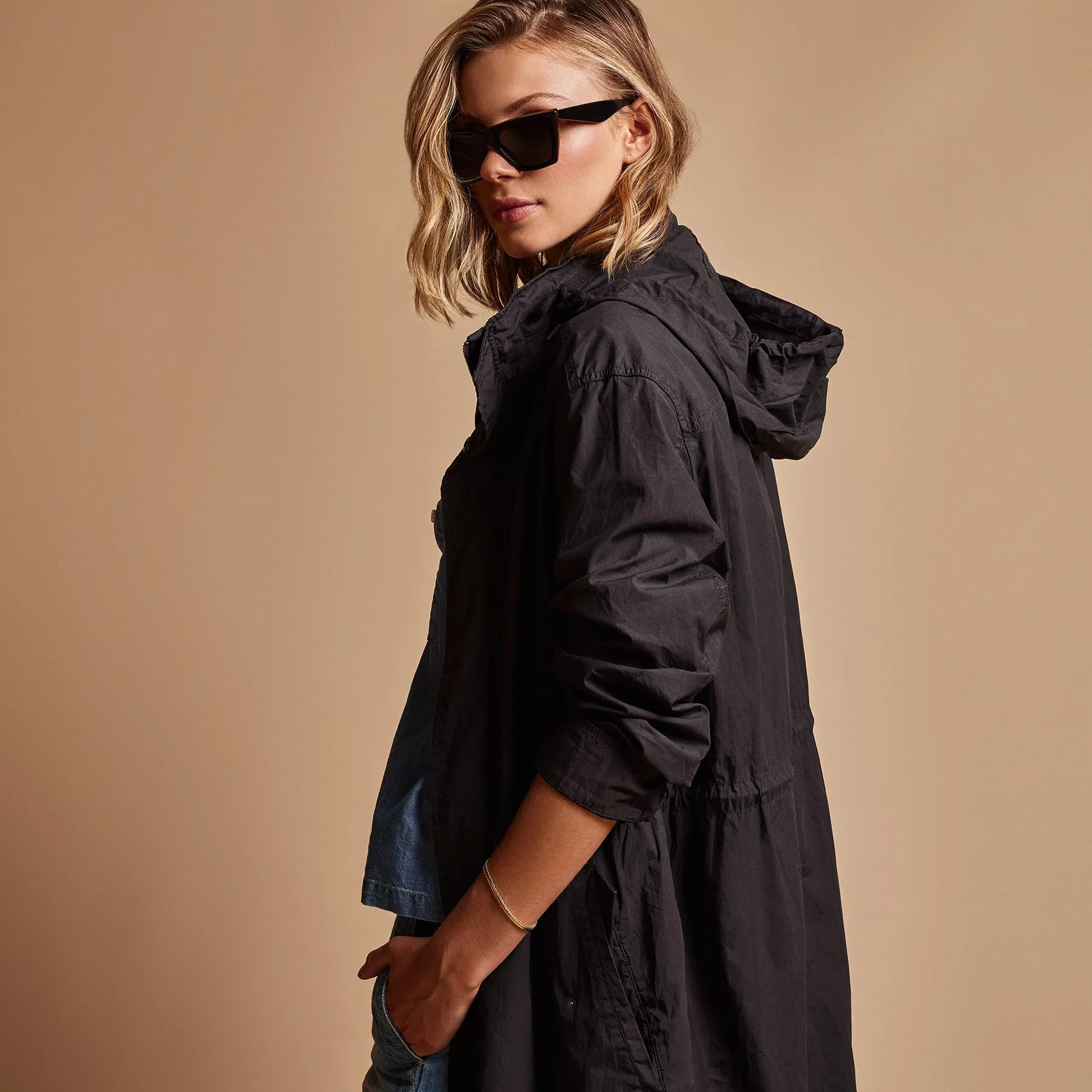 Lightweight Parka - Black sold by James Perse product image thumbnail 4