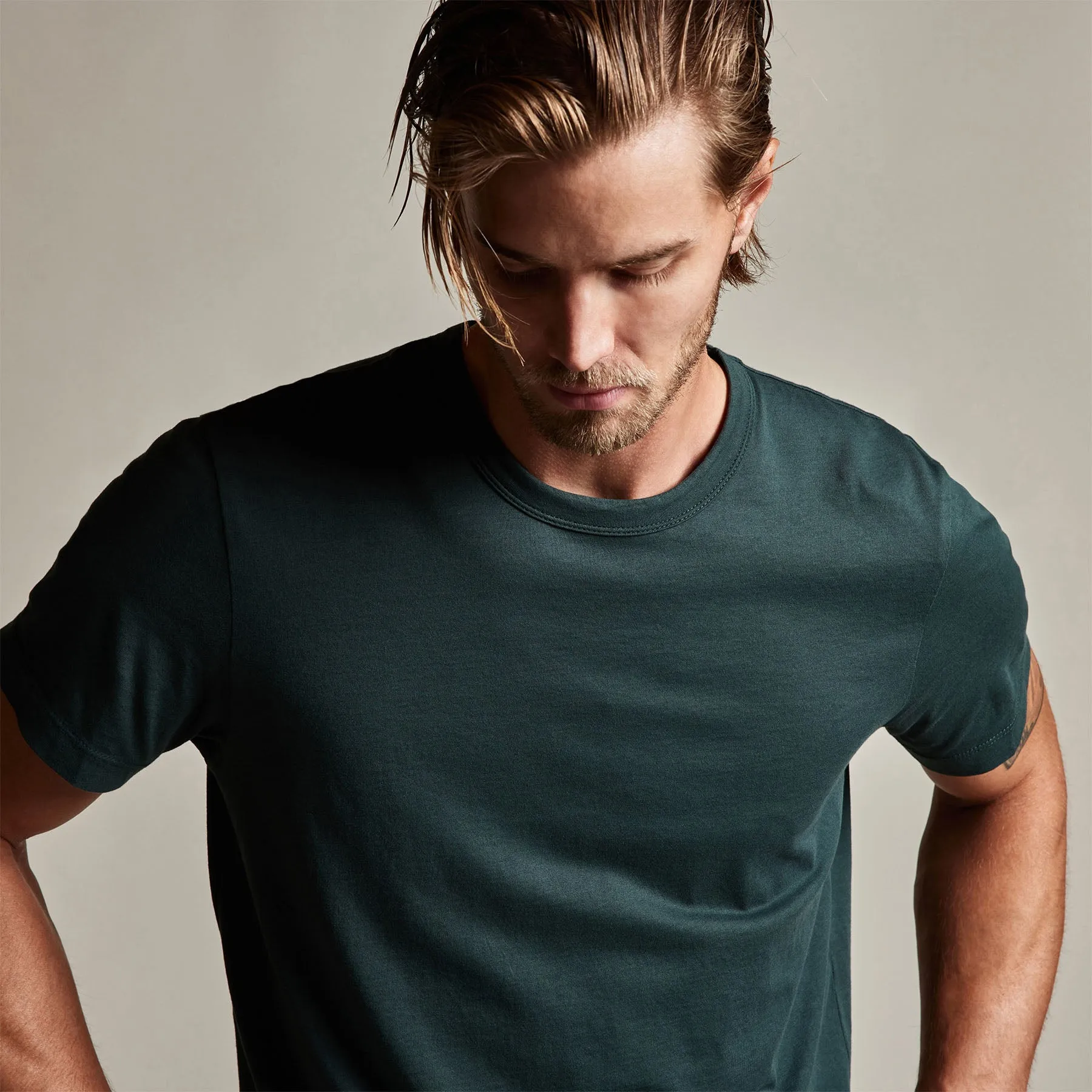 Brushed Lotus Crew - Canopy sold by James Perse product image thumbnail 2