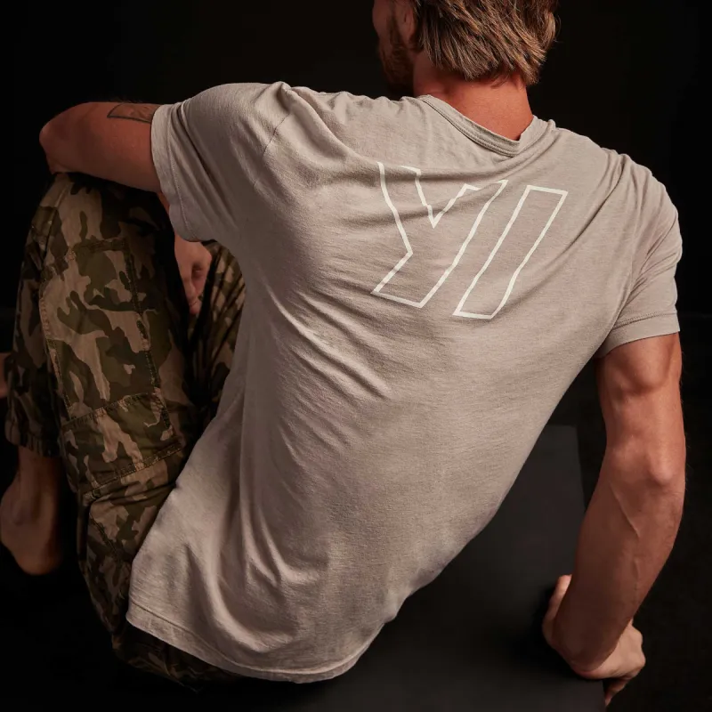 Y/OSEMITE Melange Tech Jersey T Shirt - Dapple sold by James Perse