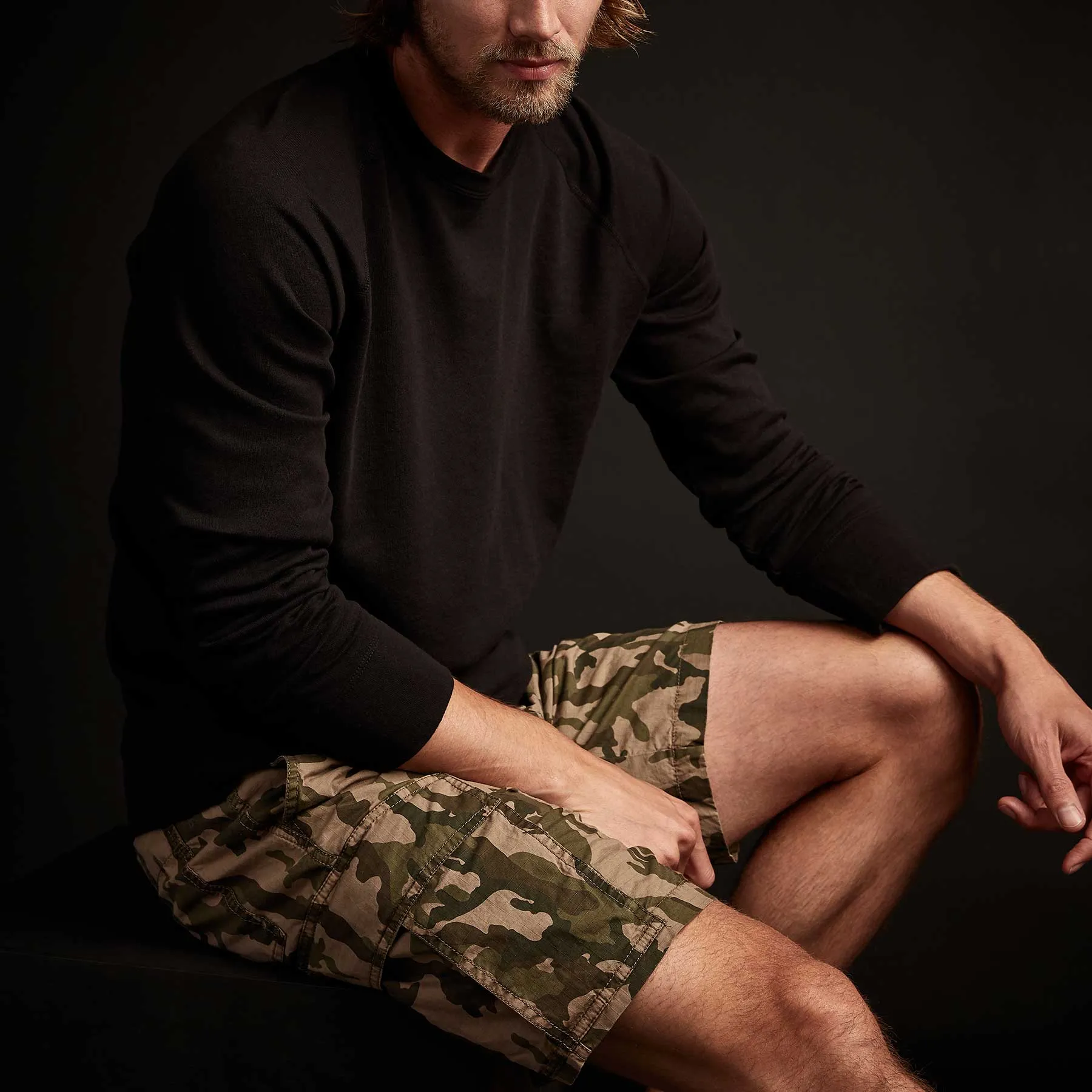 Vintage French Terry Sweatshirt - Black sold by James Perse product image thumbnail 3