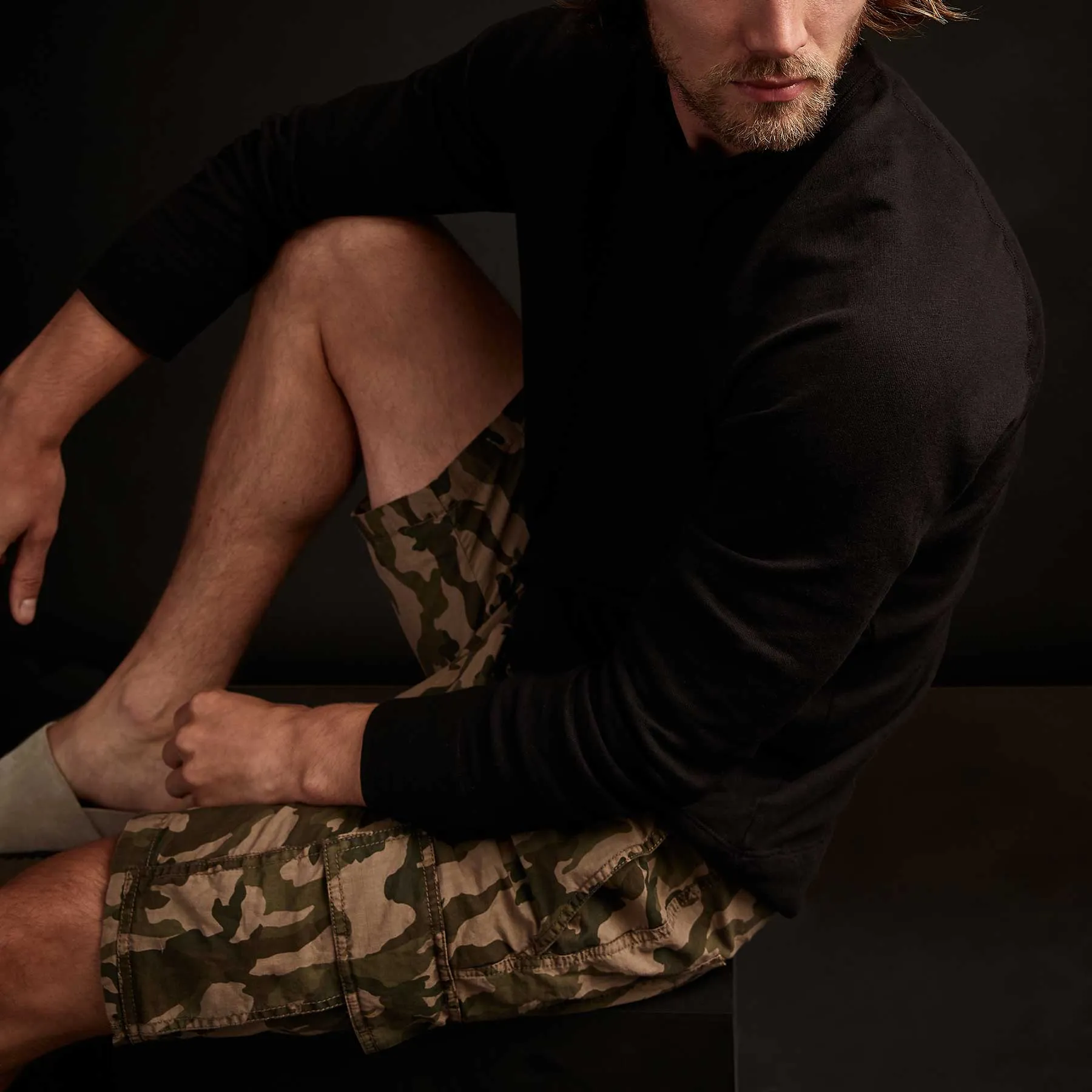 Vintage French Terry Sweatshirt - Black sold by James Perse product image thumbnail 2