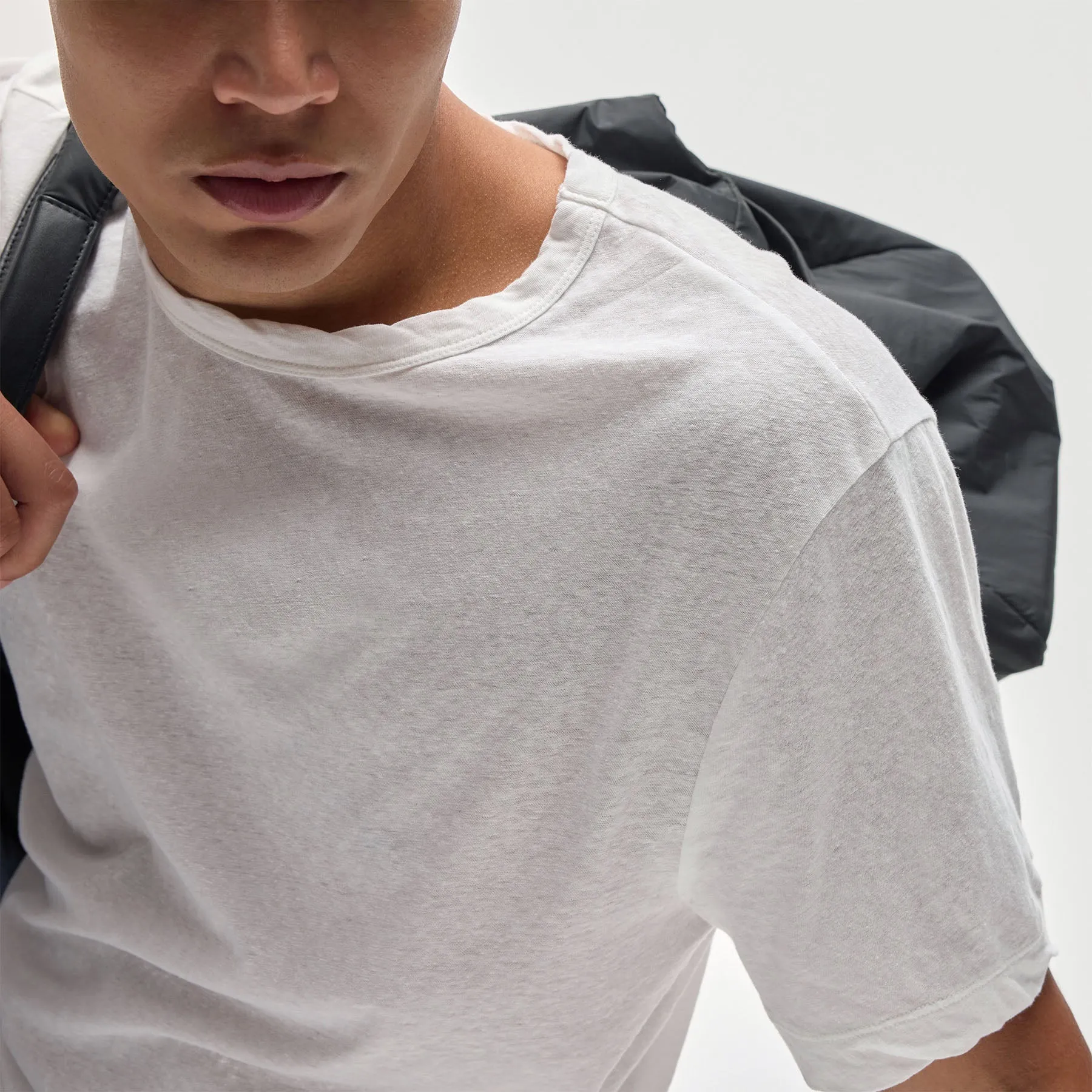 Cotton Jersey Crew - White sold by James Perse product image thumbnail 2