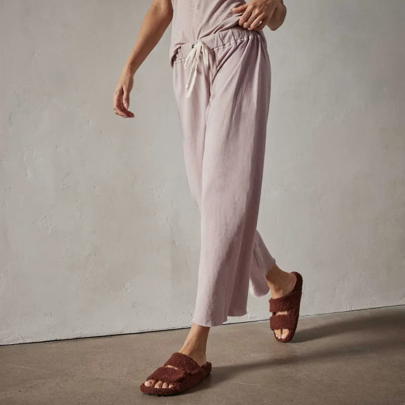 Vintage French Terry Cutoff Sweatpant - Calamine Pigment sold by James Perse