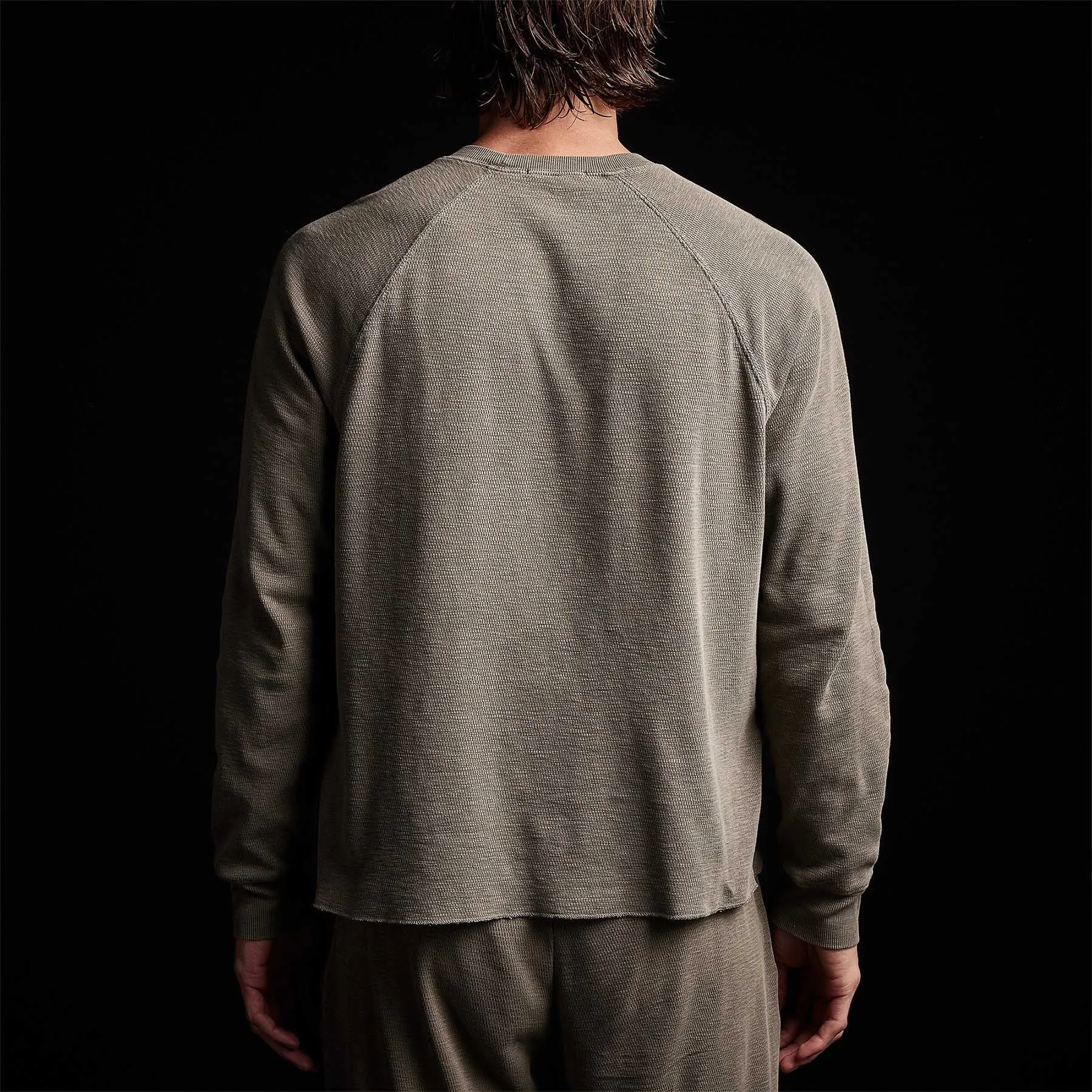Long Sleeve Thermal Raglan - Ammo Pigment sold by James Perse product image thumbnail 4
