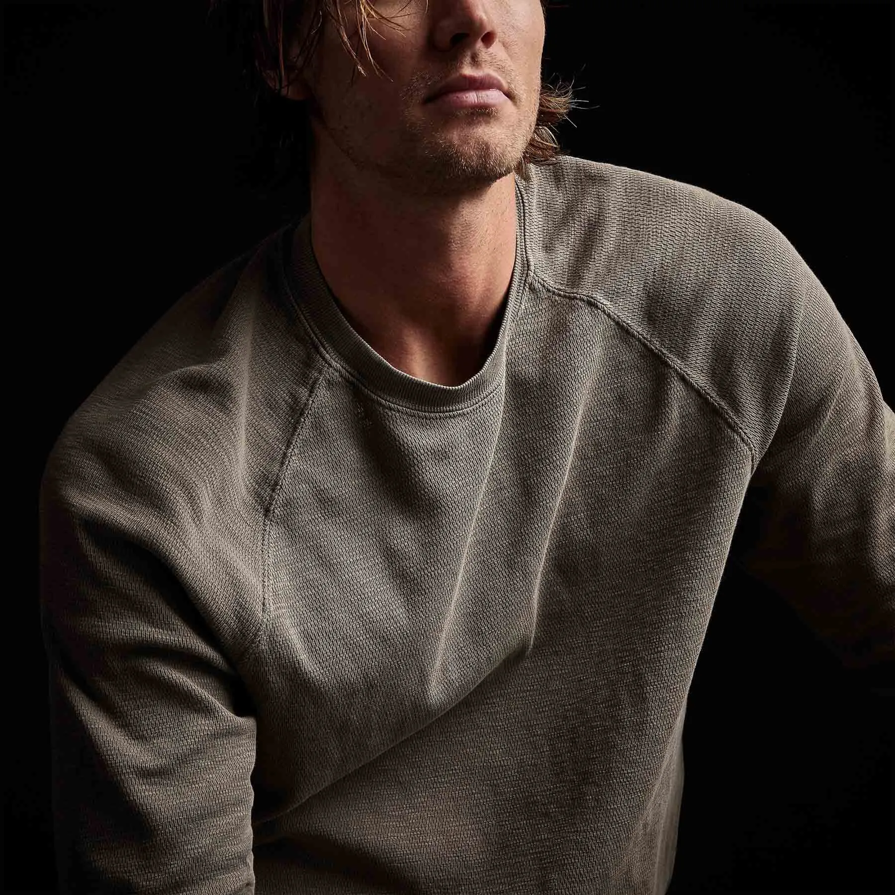 Long Sleeve Thermal Raglan - Ammo Pigment sold by James Perse product image thumbnail 2