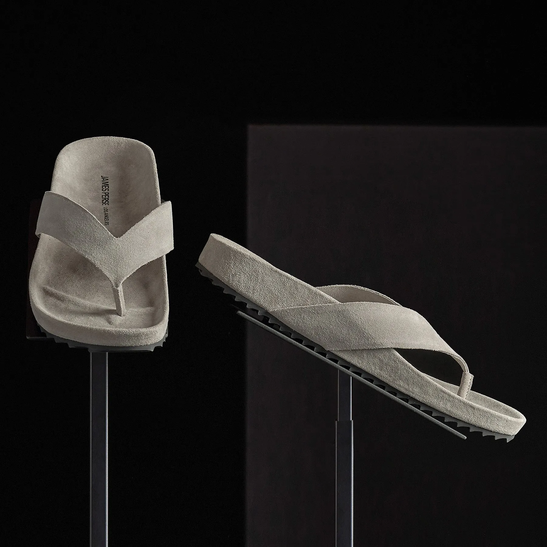 Women's Suede Flip Flop - Earth sold by James Perse