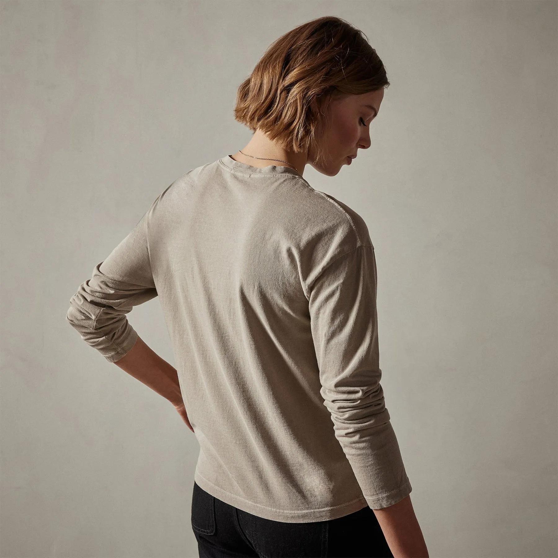 Vintage Boxy Tee - Toast Pigment sold by James Perse product image thumbnail 4