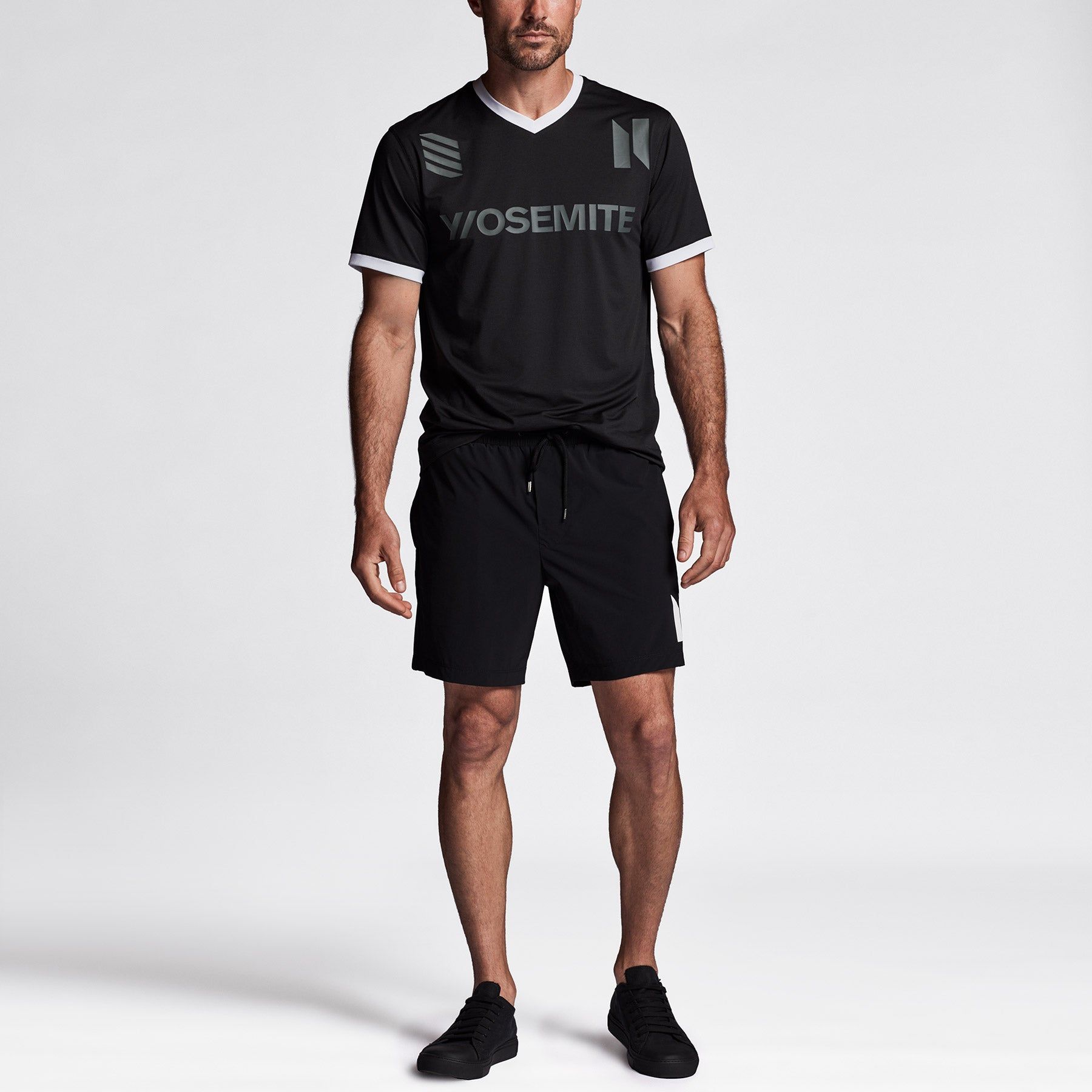 Y/OSEMITE Soccer Short - Black sold by James Perse product image thumbnail 2