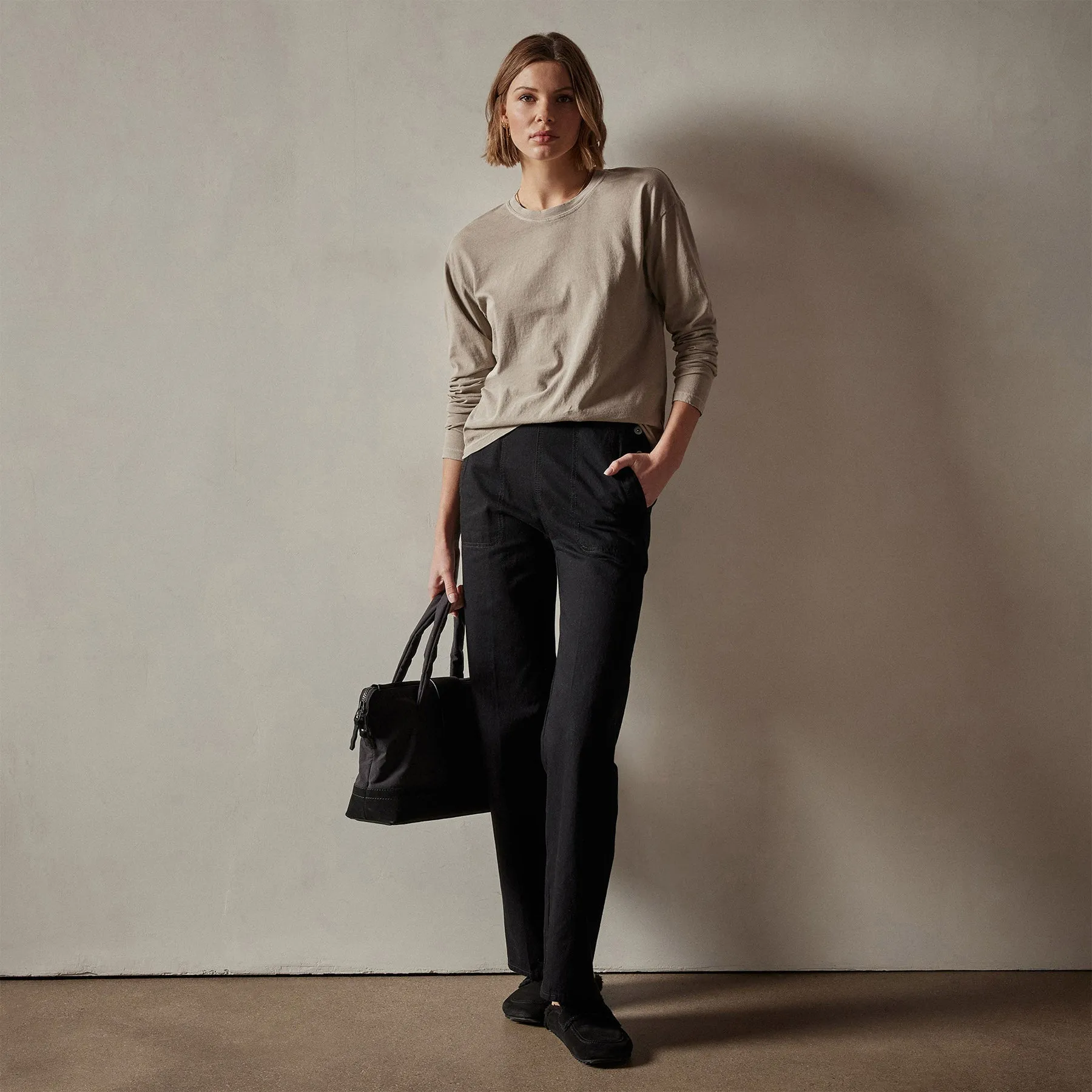 Vintage Boxy Tee - Toast Pigment sold by James Perse product image thumbnail 2