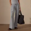 Wide Leg Relaxed Linen Pant - Open Sky Pigment sold by James Perse