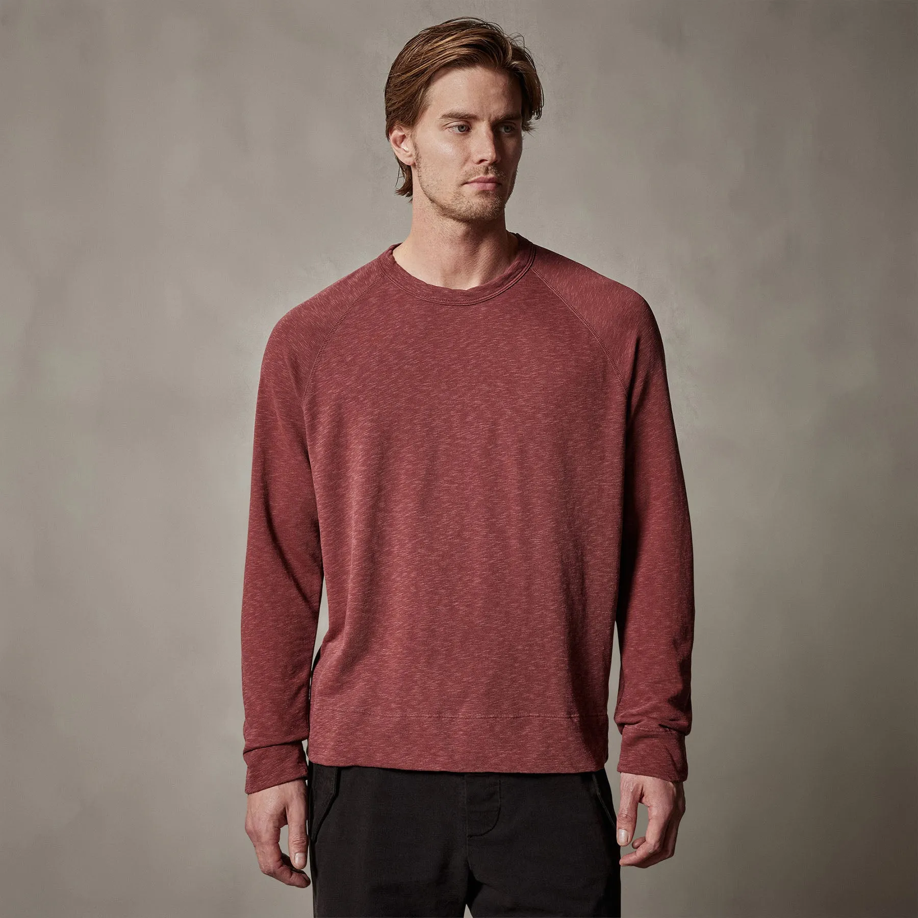 Vintage French Terry Sweatshirt - Claret Pigment sold by James Perse product image thumbnail 4