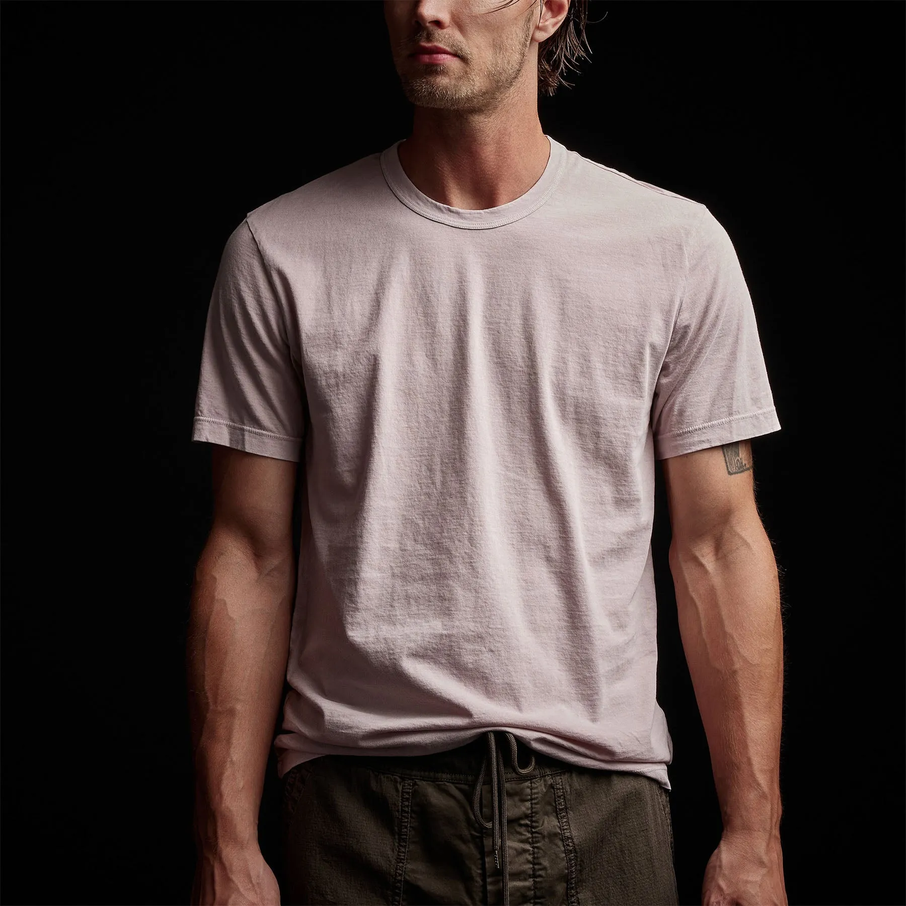 Short Sleeve Crew Neck - Calamine Pigment sold by James Perse product image thumbnail 3