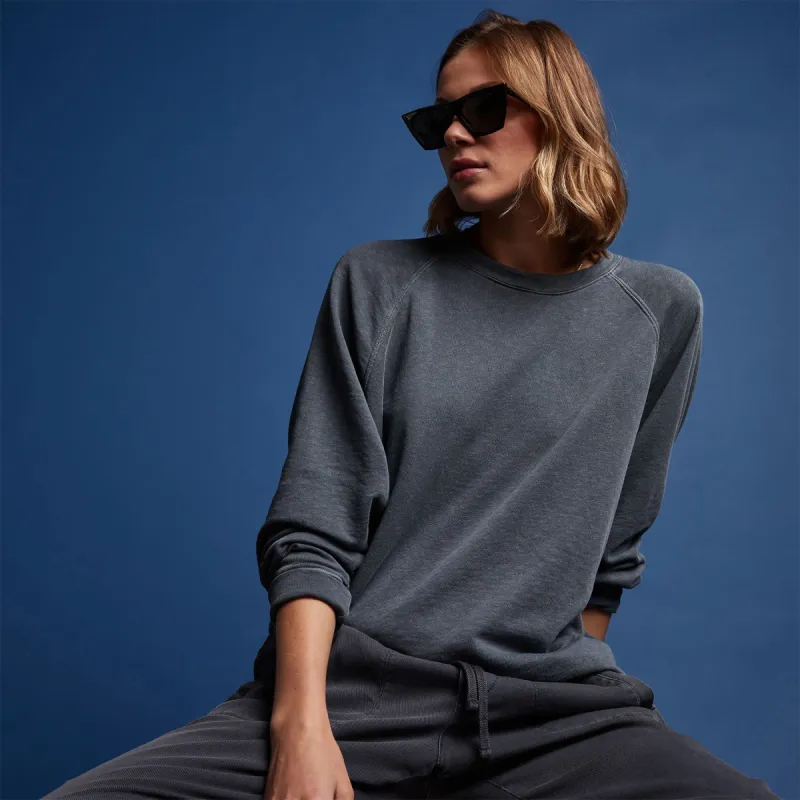 Vintage French Terry Relaxed Sweatshirt - Maine Pigment sold by James Perse