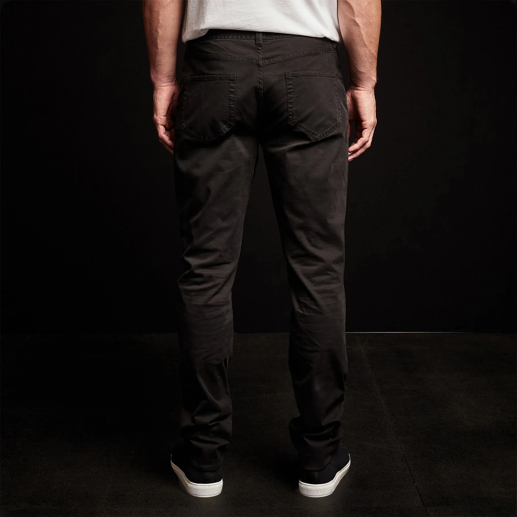 Brushed Twill 5 Pocket Pant - Black sold by James Perse product image thumbnail 5