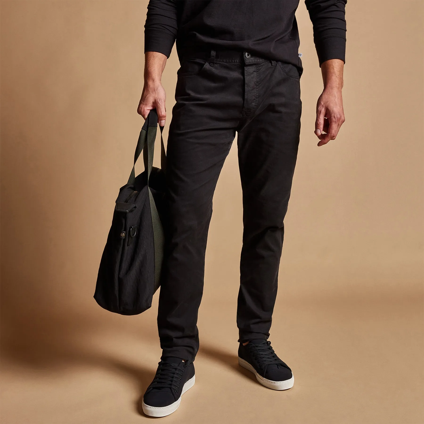 Brushed Twill 5 Pocket Pant - Black sold by James Perse product image thumbnail 2