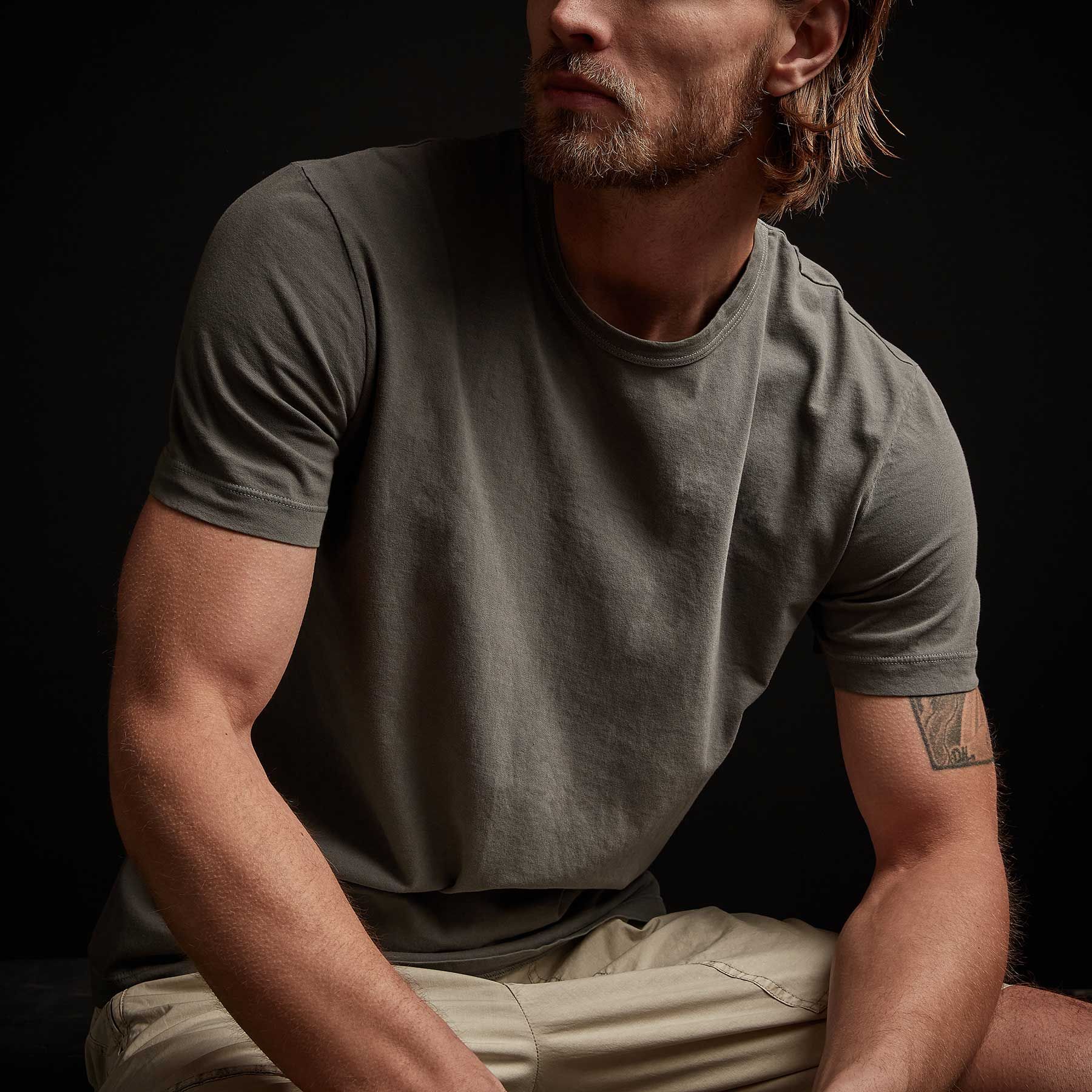 Short Sleeve Crew Neck - Jungle Pigment sold by James Perse product image thumbnail 3