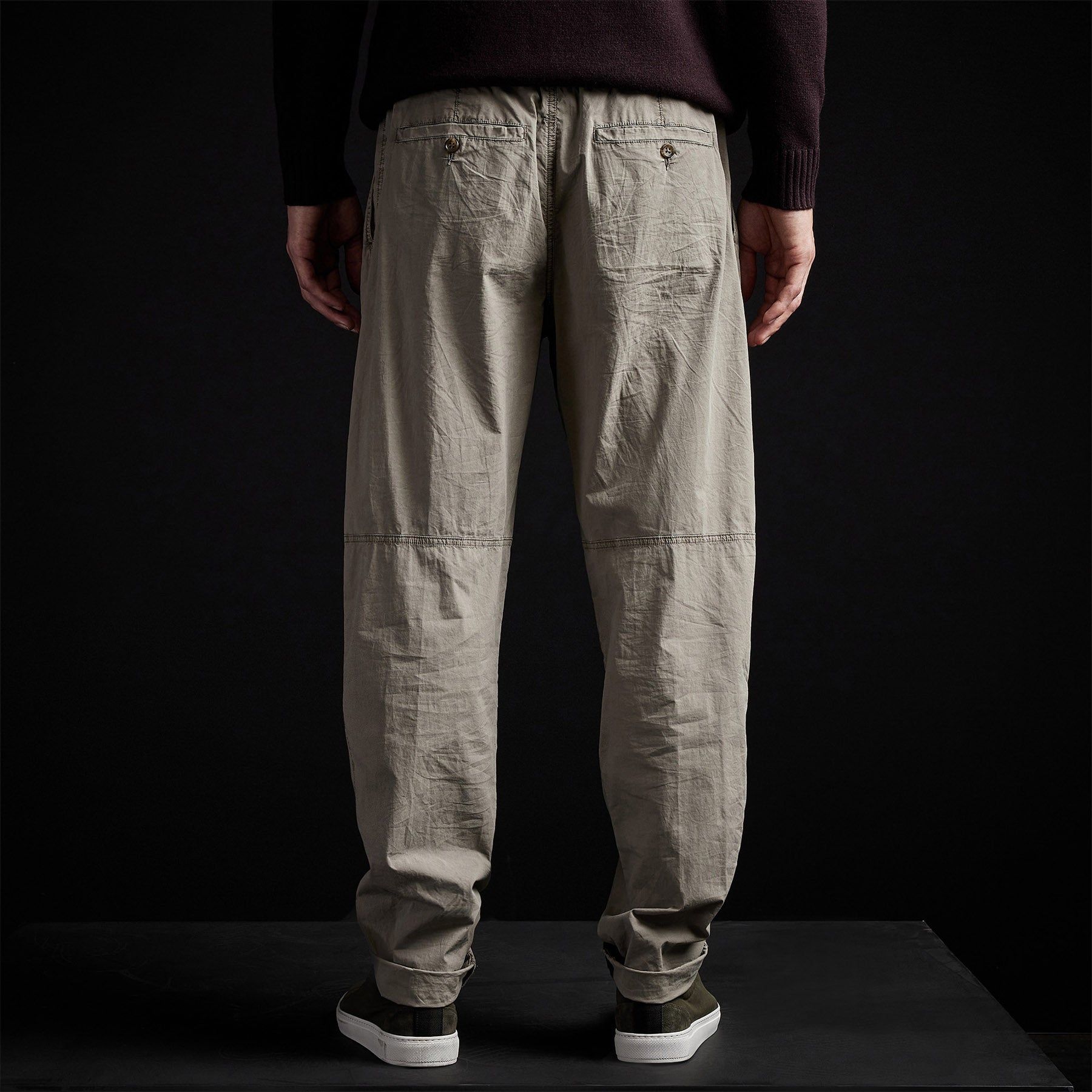 Oversized Knee Patch Pant - Fume Pigment sold by James Perse product image thumbnail 5