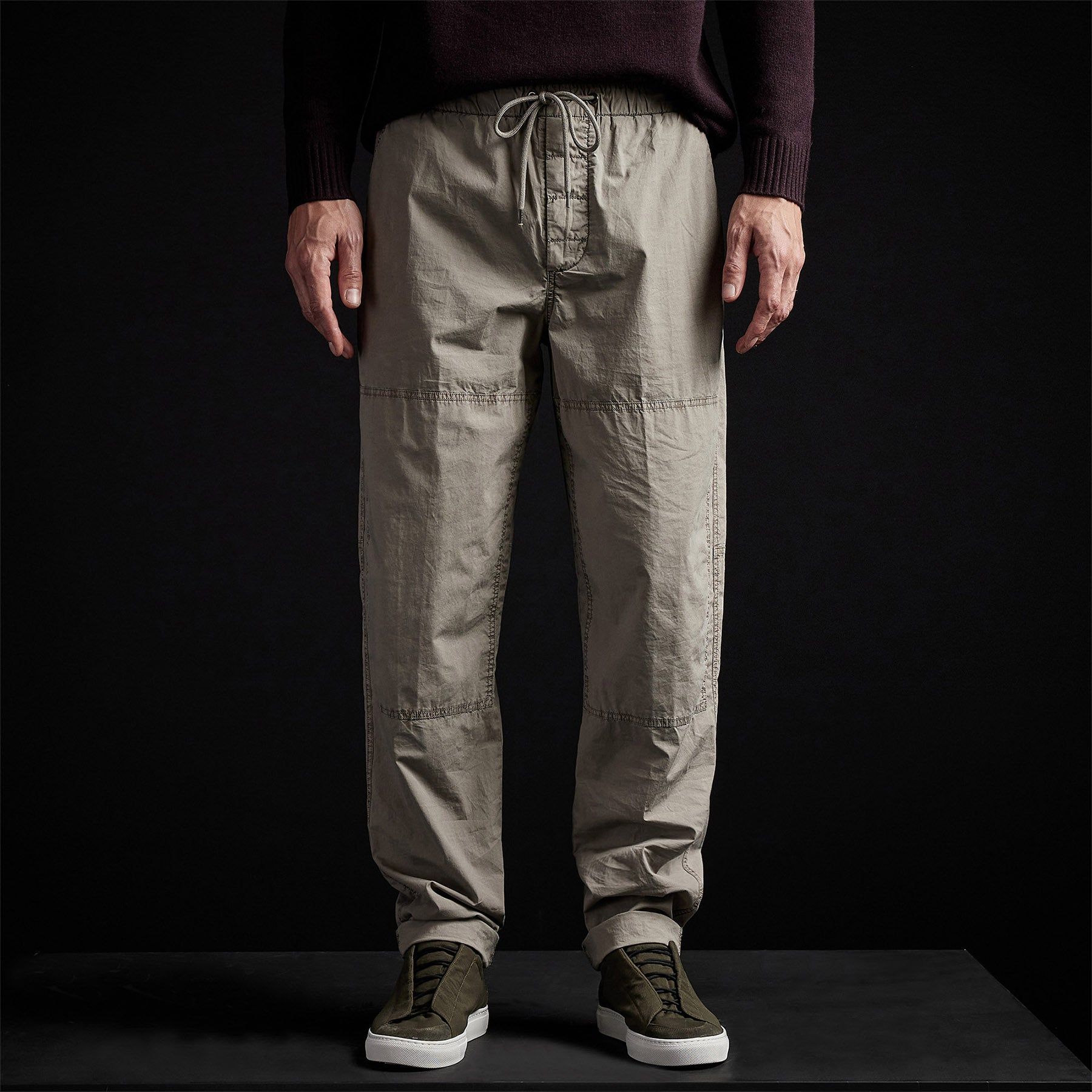 Oversized Knee Patch Pant - Fume Pigment sold by James Perse product image thumbnail 4