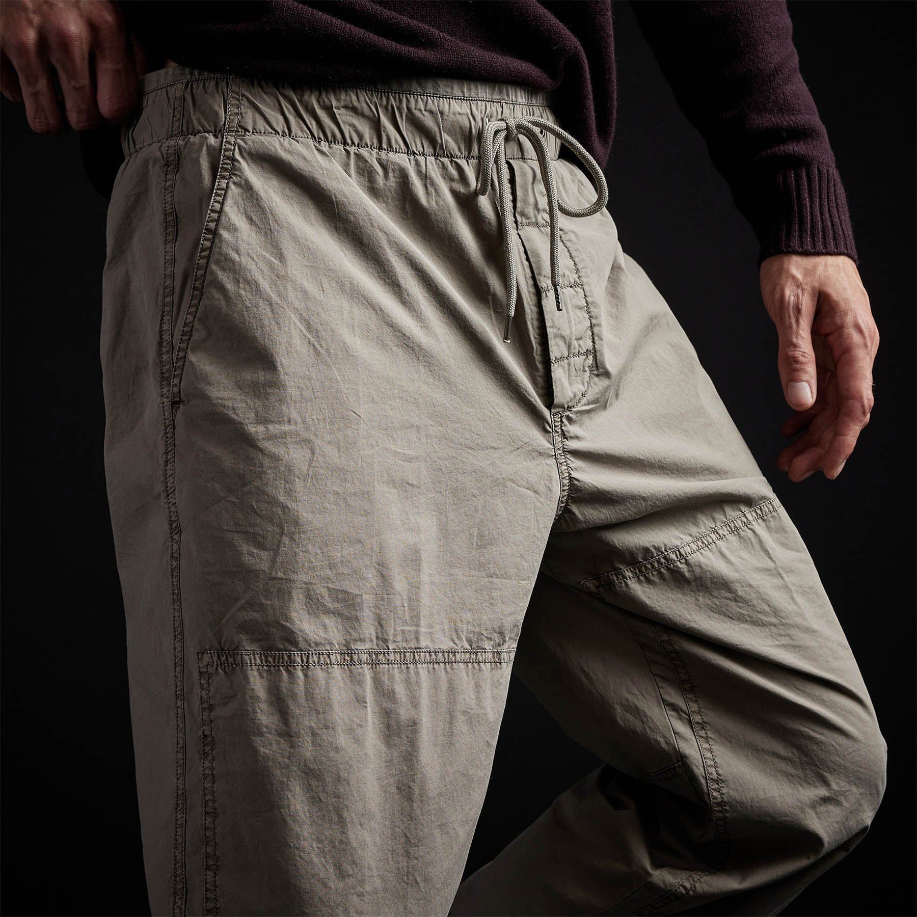 Oversized Knee Patch Pant - Fume Pigment sold by James Perse product image thumbnail 2