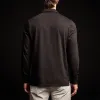 Sueded Jersey Rugby Polo - Black sold by James Perse
