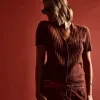 Ribbed Cashmere Cardigan - Goji sold by James Perse