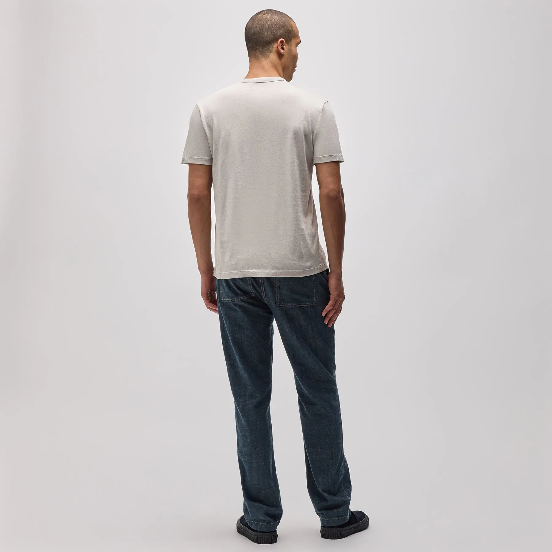 Brushed Lotus Crew - Salt sold by James Perse product image thumbnail 4