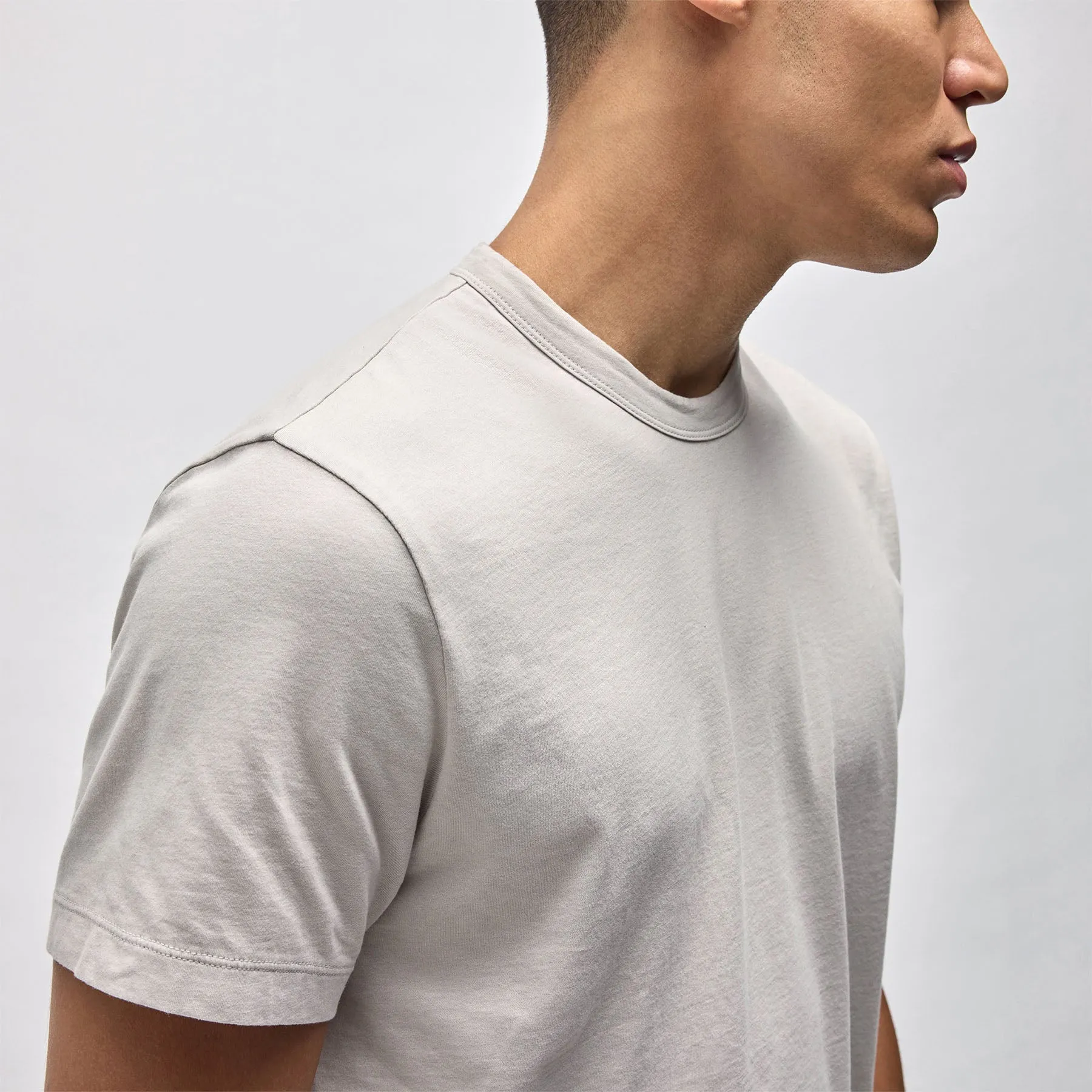 Brushed Lotus Crew - Salt sold by James Perse product image thumbnail 2