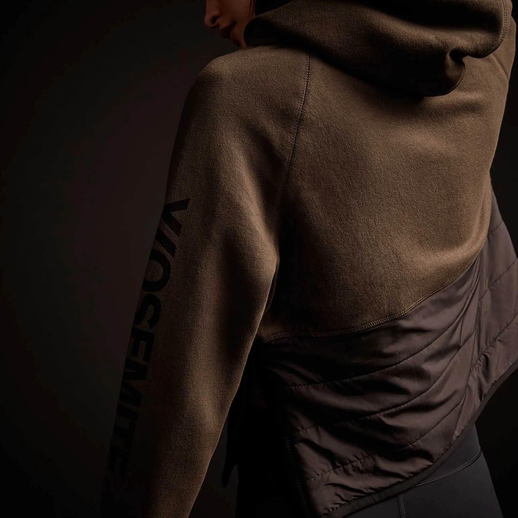 Mixed Media Pullover Hoodie - Marsh sold by James Perse product image thumbnail 4