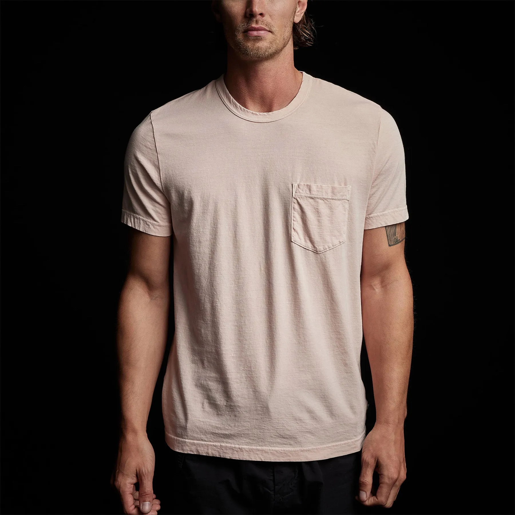 Lightweight Jersey Pocket Tee - Nougat Pigment sold by James Perse product image thumbnail 3