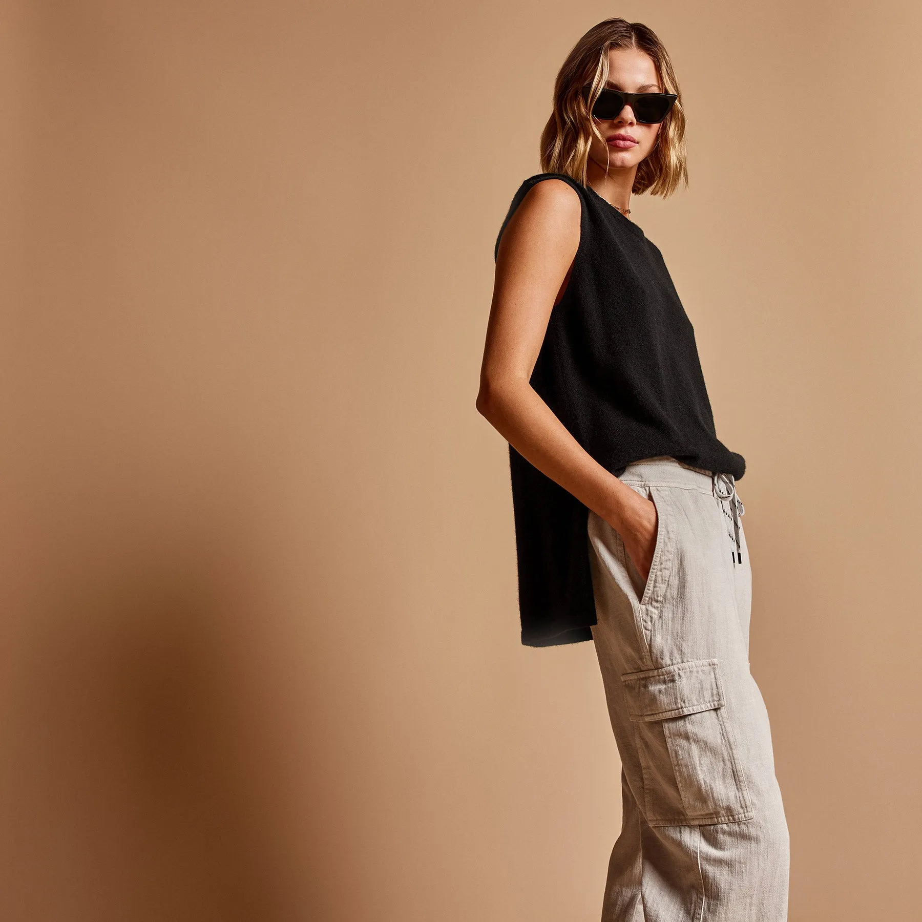 Zuma Cargo Pant - Salt Pigment sold by James Perse product image thumbnail 2