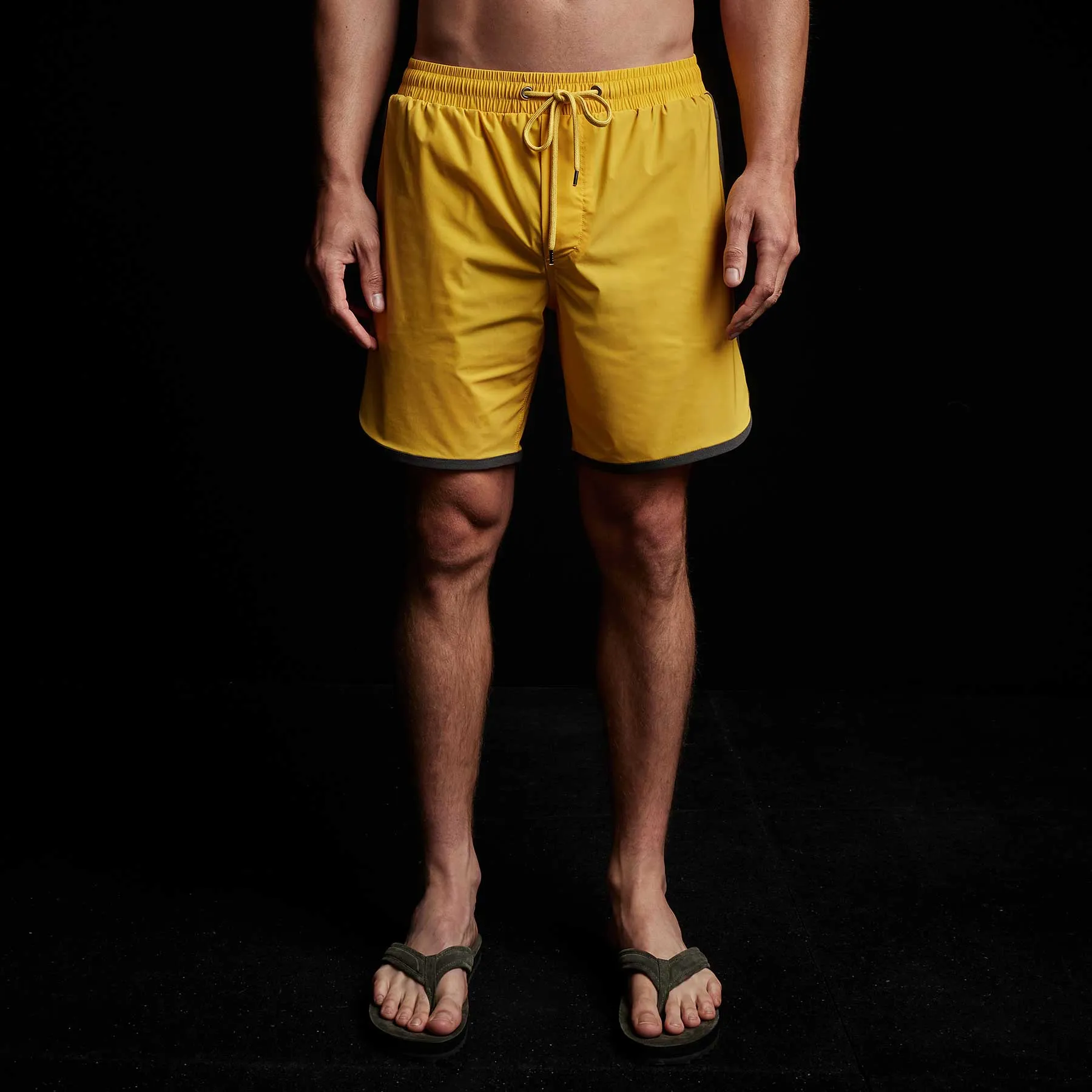 Curved Hem Boardshort - Crocus/Carbon sold by James Perse product image thumbnail 3