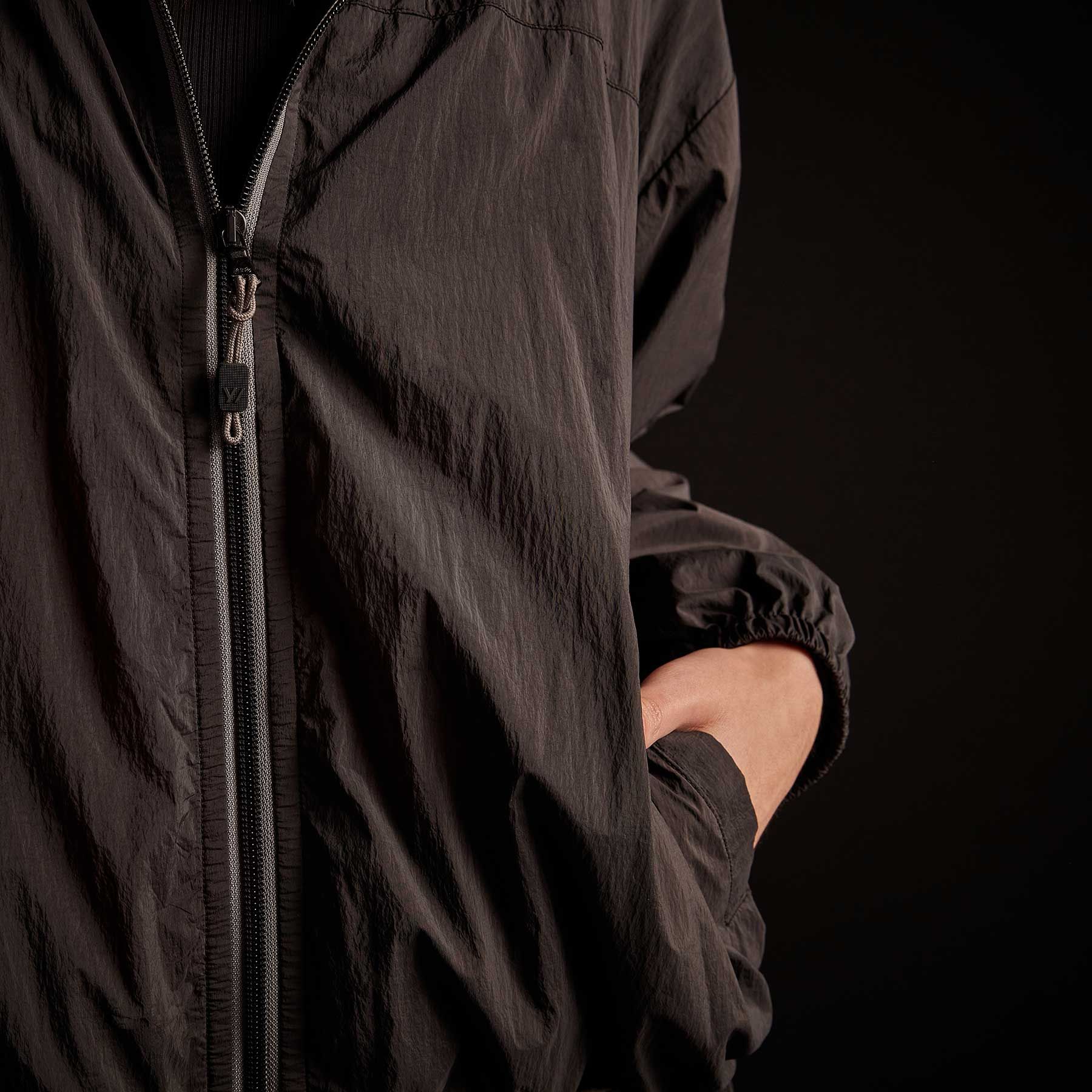 Oversized Full Zip Parka - Black sold by James Perse product image thumbnail 2
