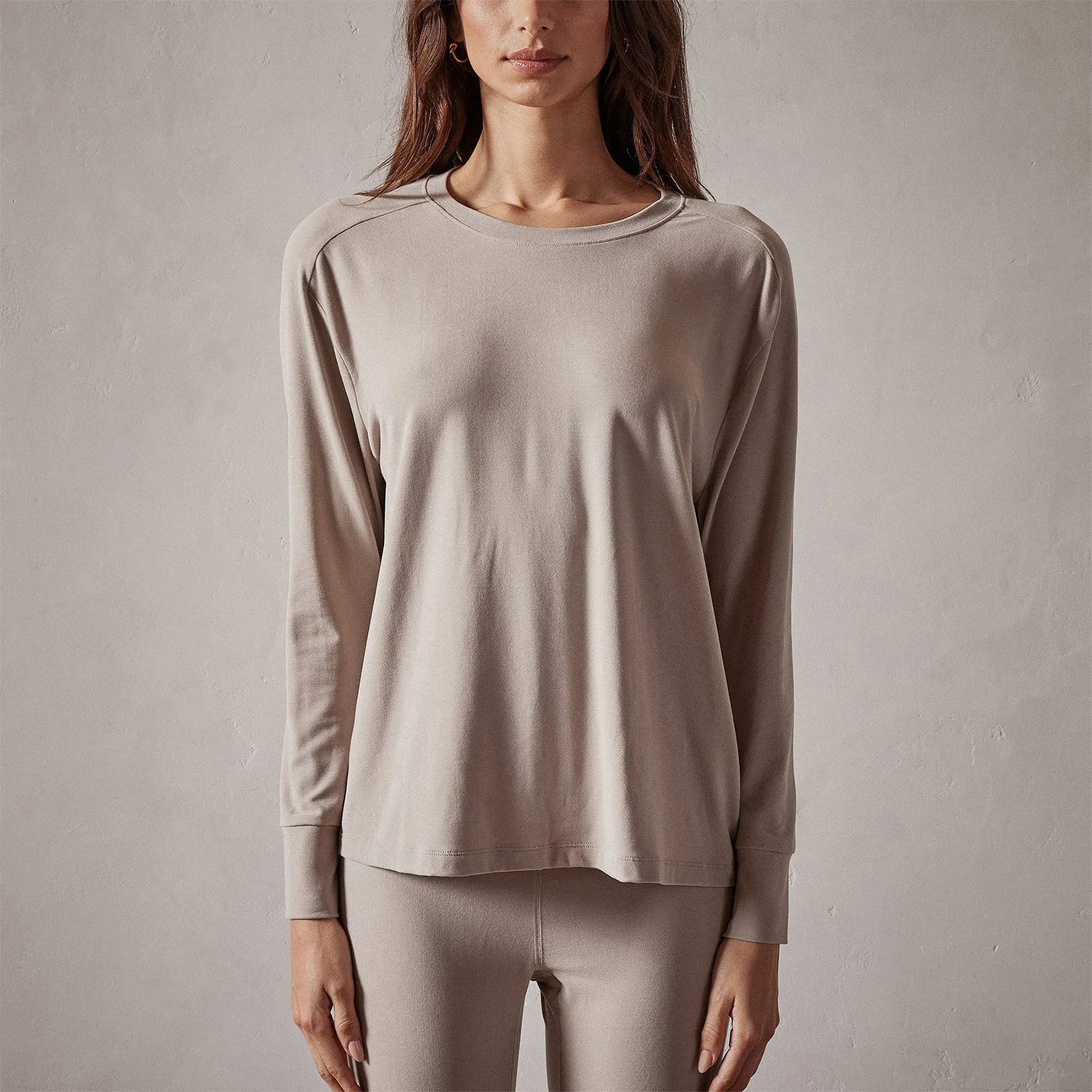 Drop Shoulder Lounge Top - Dapple sold by James Perse product image thumbnail 5