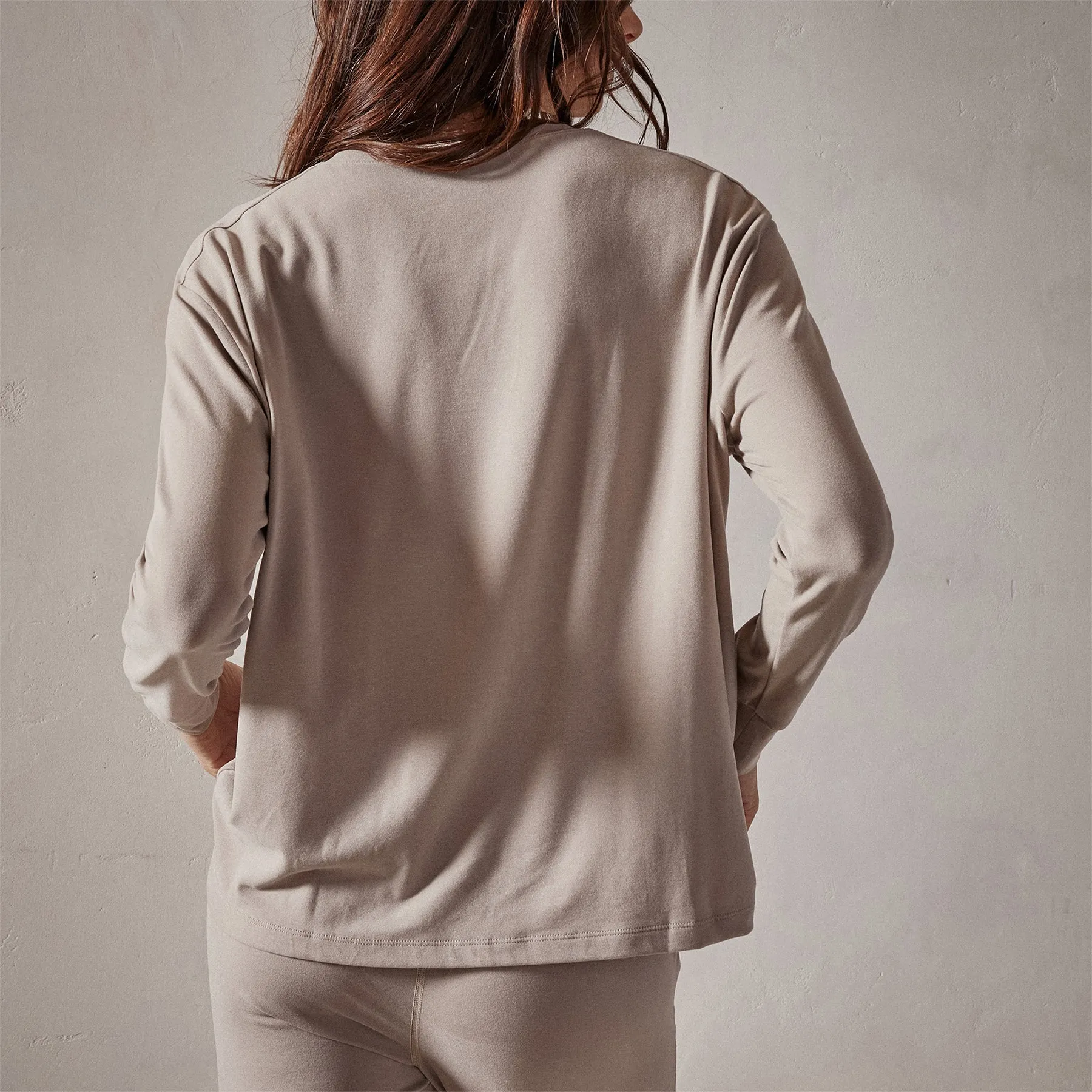 Drop Shoulder Lounge Top - Dapple sold by James Perse product image thumbnail 4