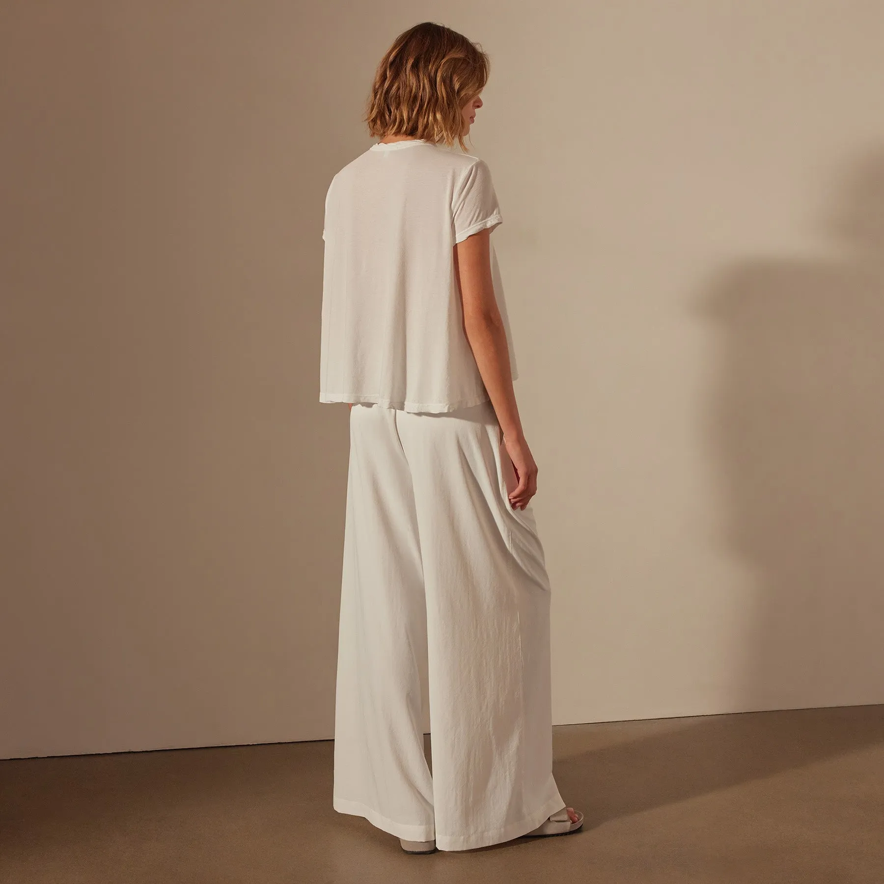 High Gauge A Line Tee - White sold by James Perse product image thumbnail 4