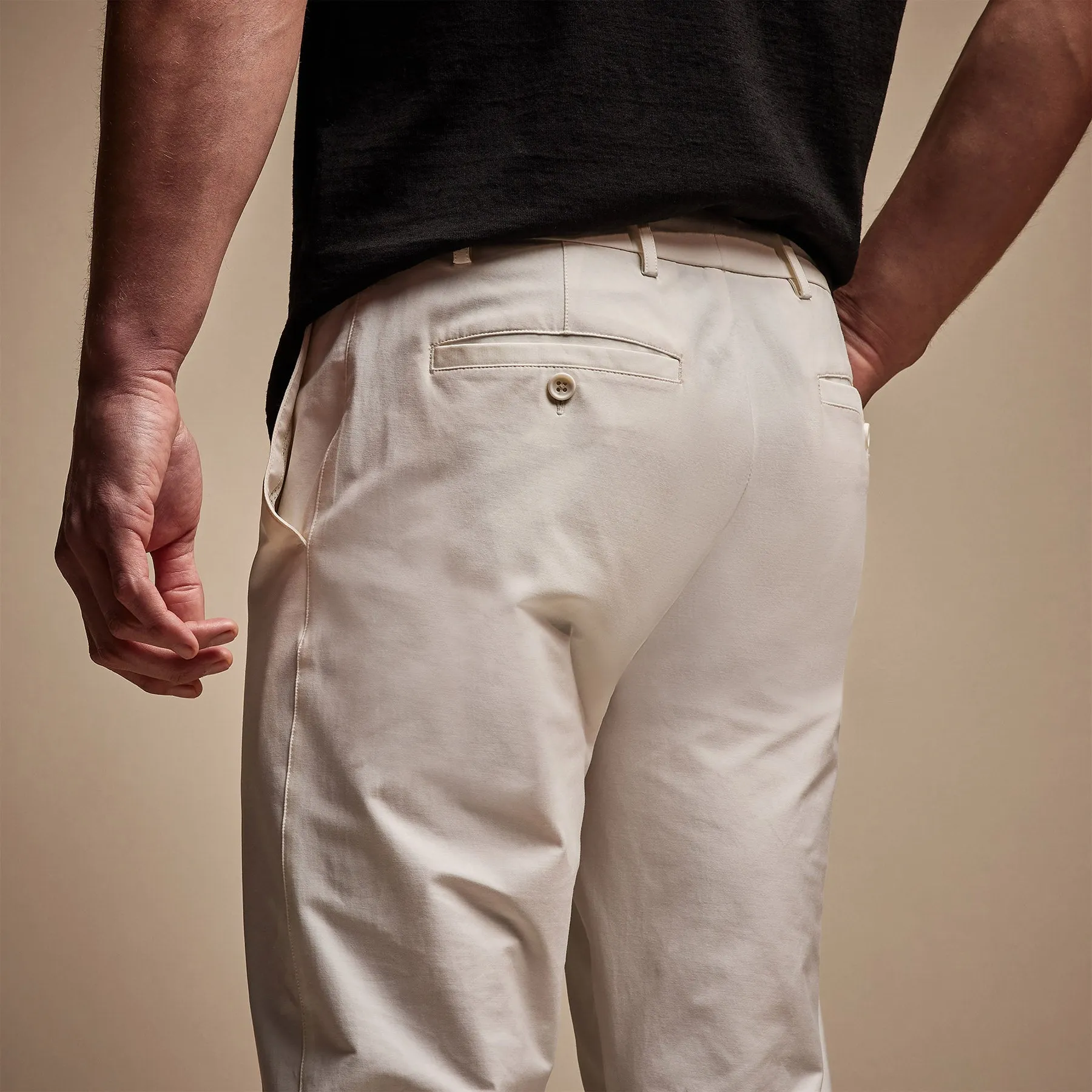 Performance Trouser - Off White sold by James Perse product image thumbnail 2