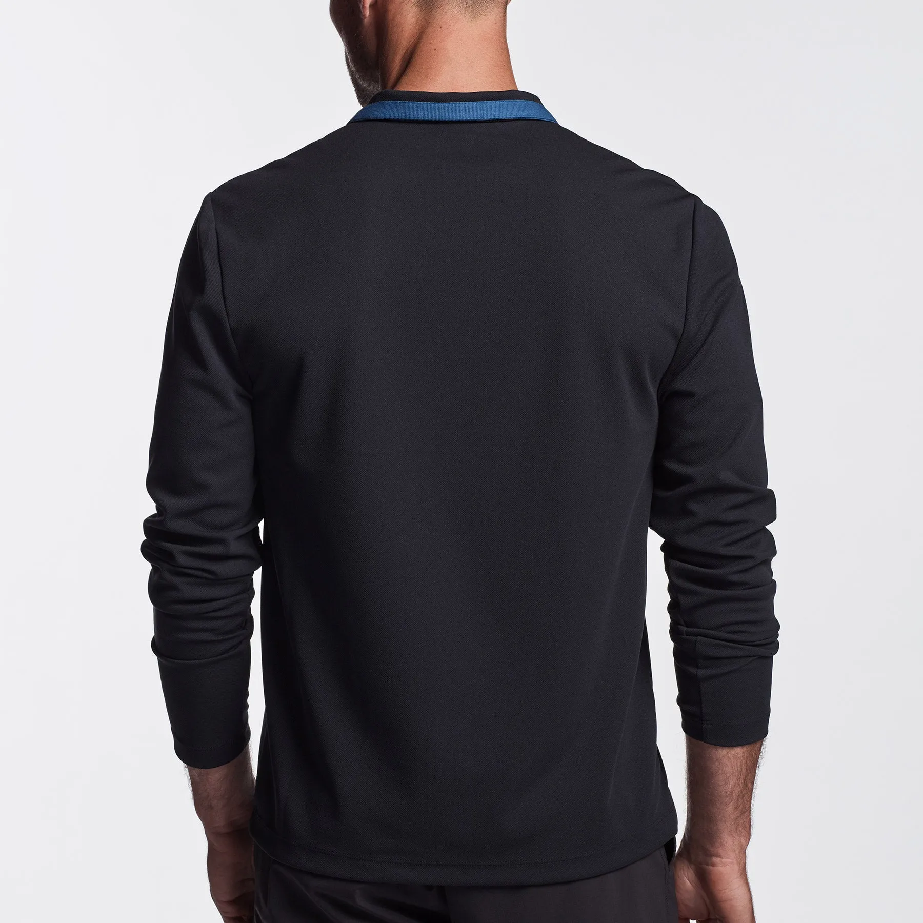 Performance Pique Zip Tee - Navy/Reflex sold by James Perse product image thumbnail 4
