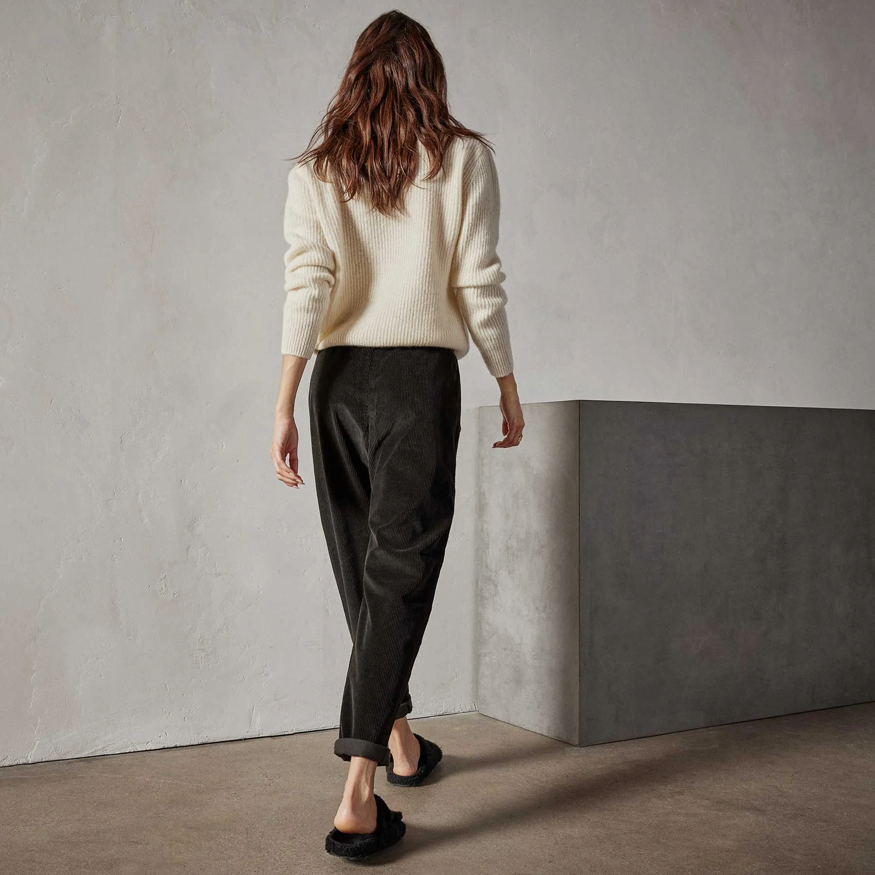 Relaxed Fit Corduroy Pant - Black sold by James Perse product image thumbnail 5