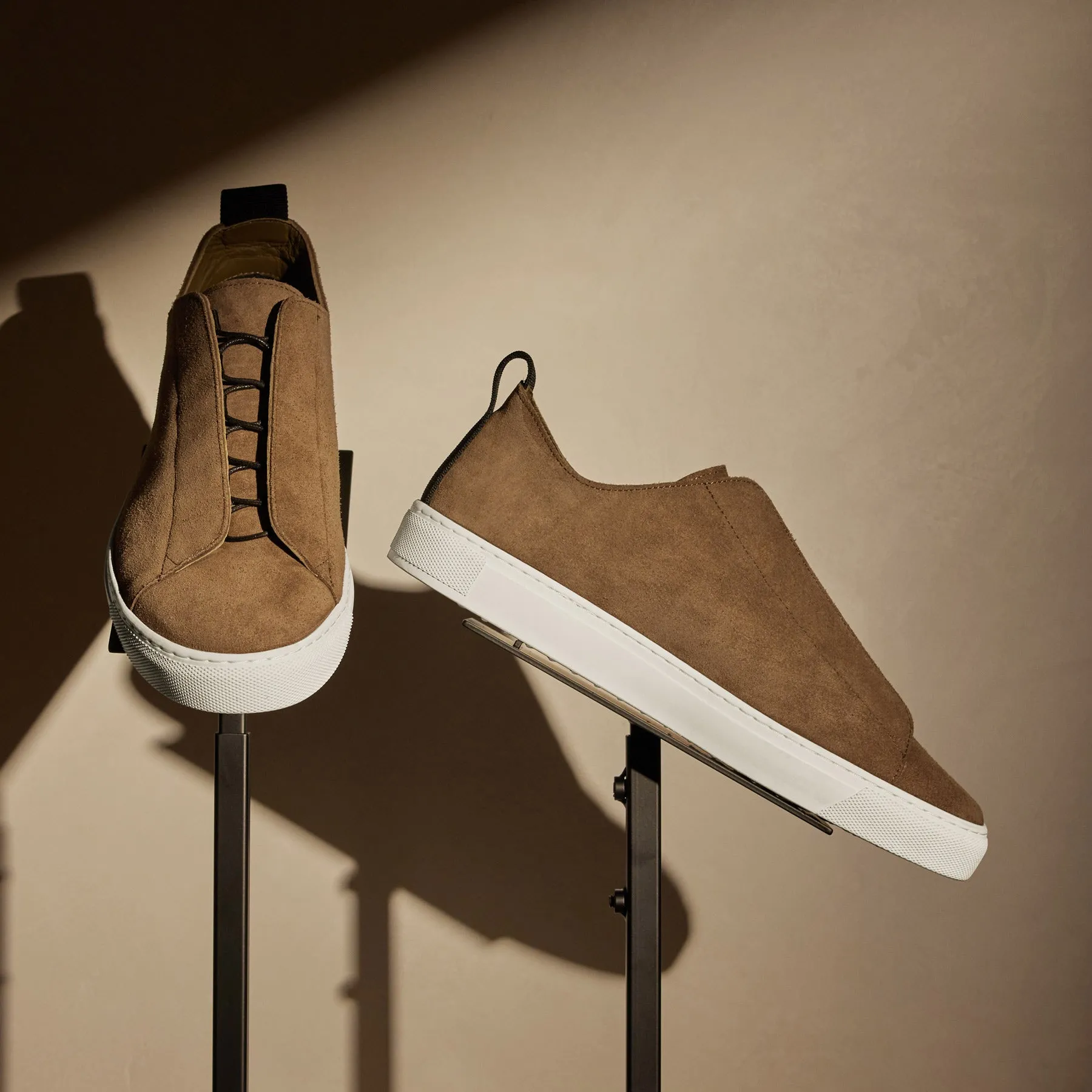Men's Suede Solstice Sneaker - String sold by James Perse