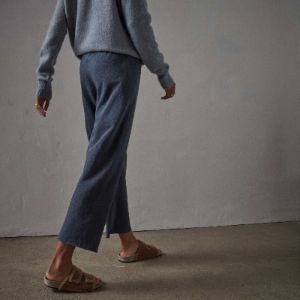 Vintage French Terry Cutoff Sweatpant - Deep Pigment sold by James Perse