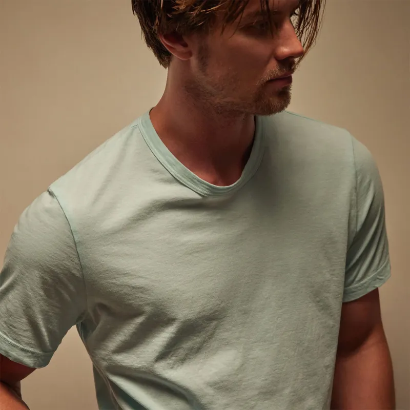 Short Sleeve Crew Neck - Taffy Pigment sold by James Perse