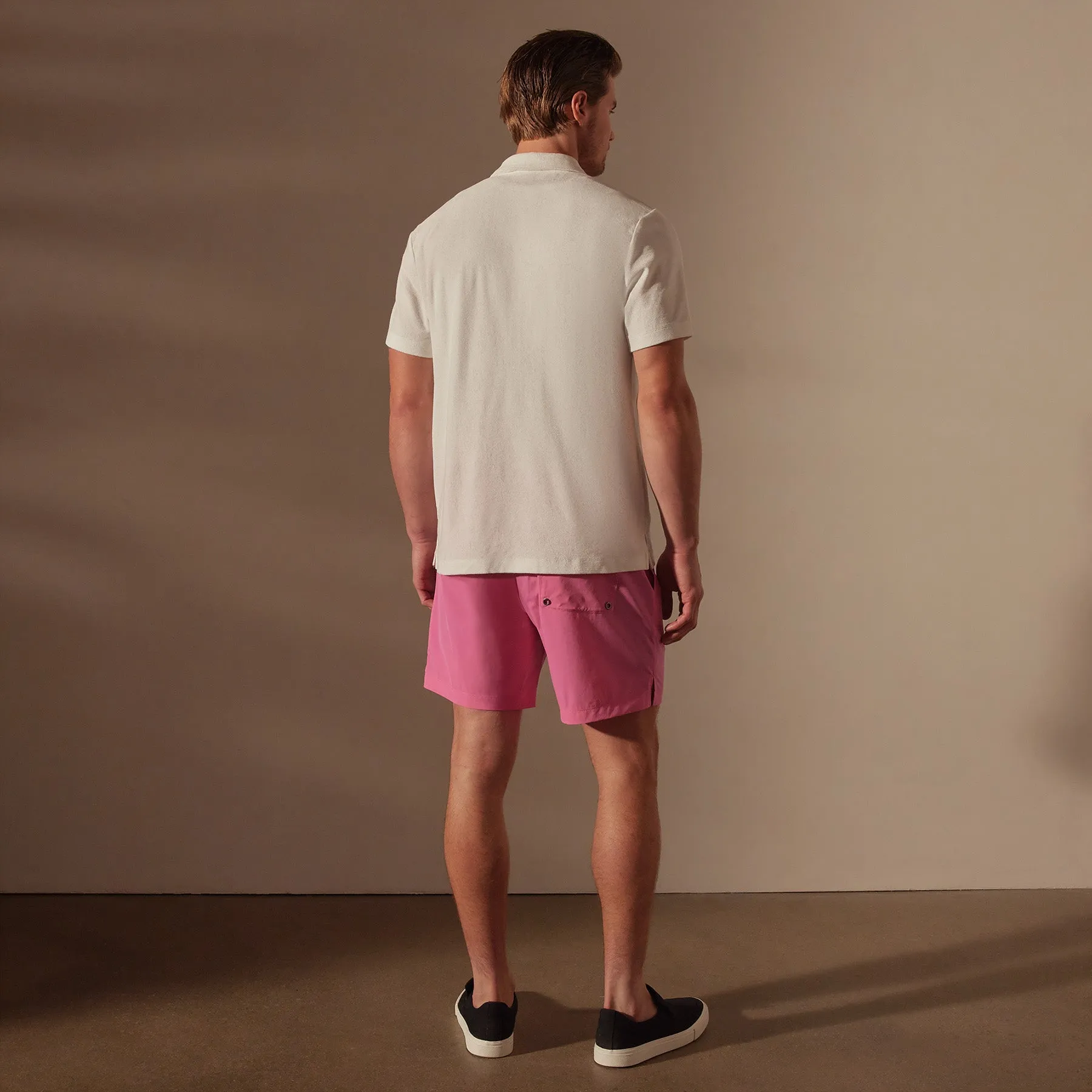 Cotton Terry Short Sleeve - White sold by James Perse product image thumbnail 4