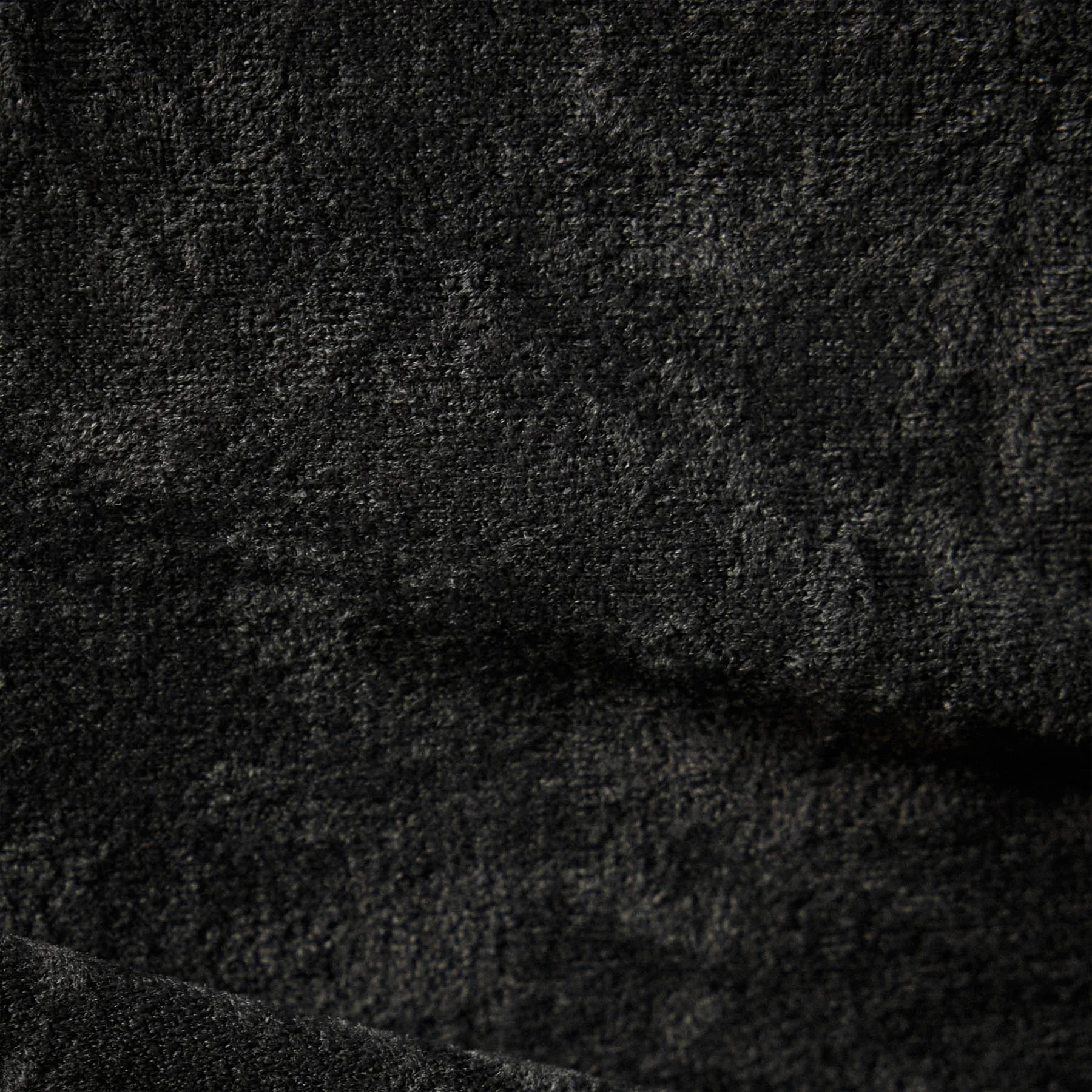 Ruched Velvet Long Sleeve Dress - Carbon sold by James Perse product image thumbnail 4