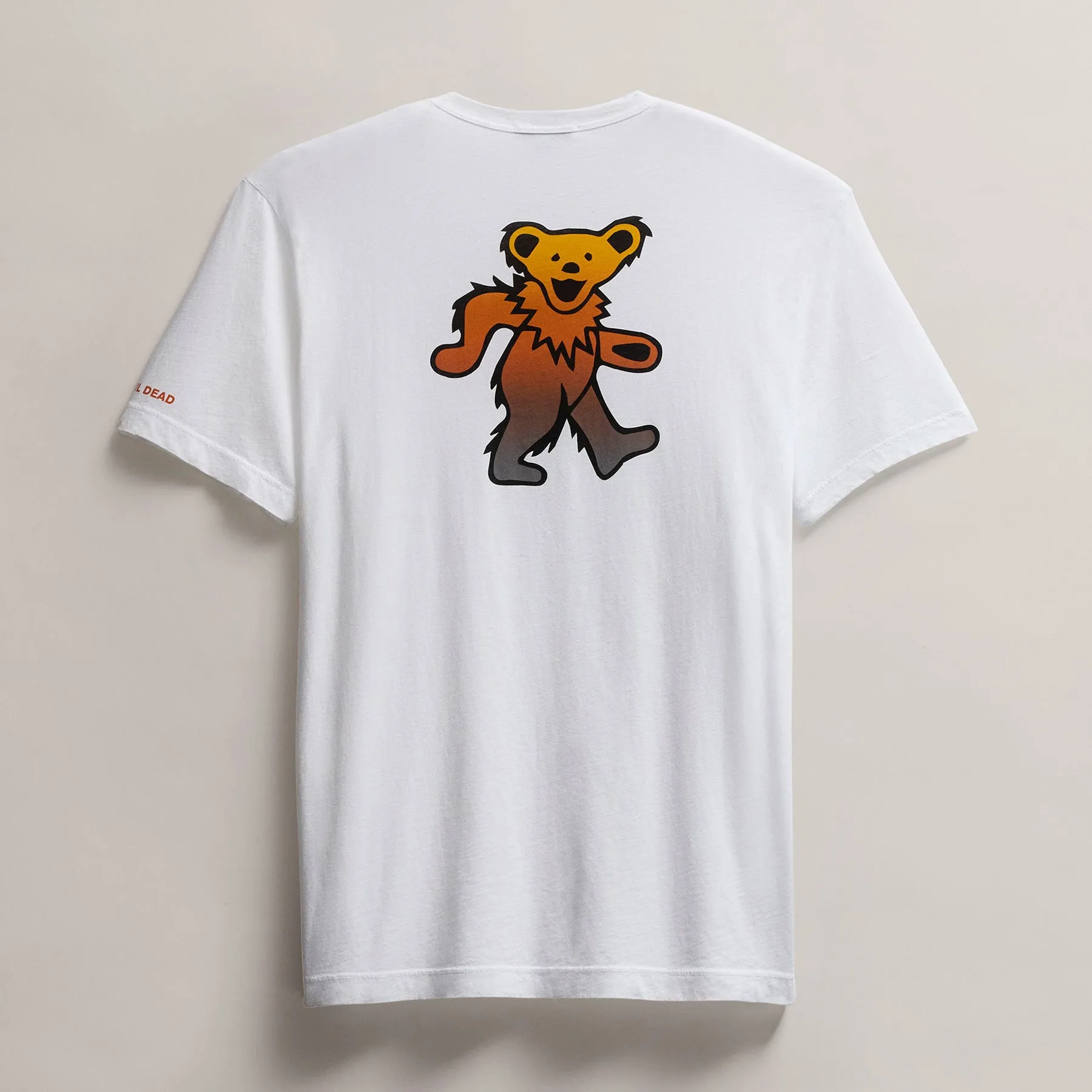 Men's Grateful Dead Dancing Bear Short Sleeve Tee - White sold by James Perse
