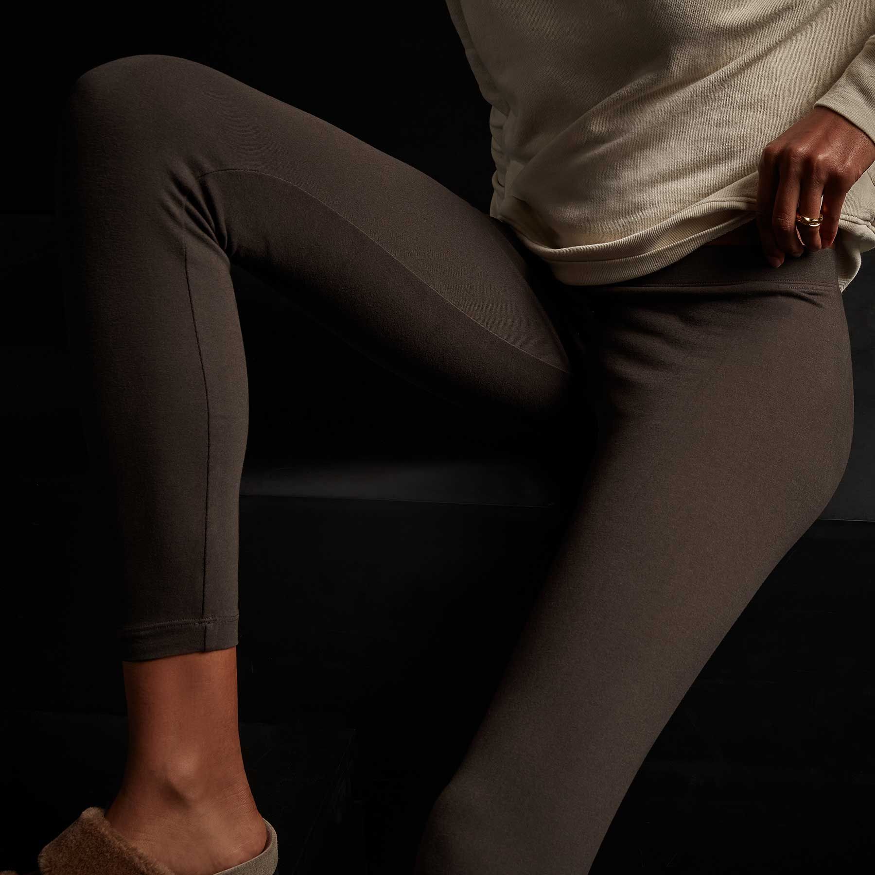 Stretch Jersey Long Legging - Carbon sold by James Perse
